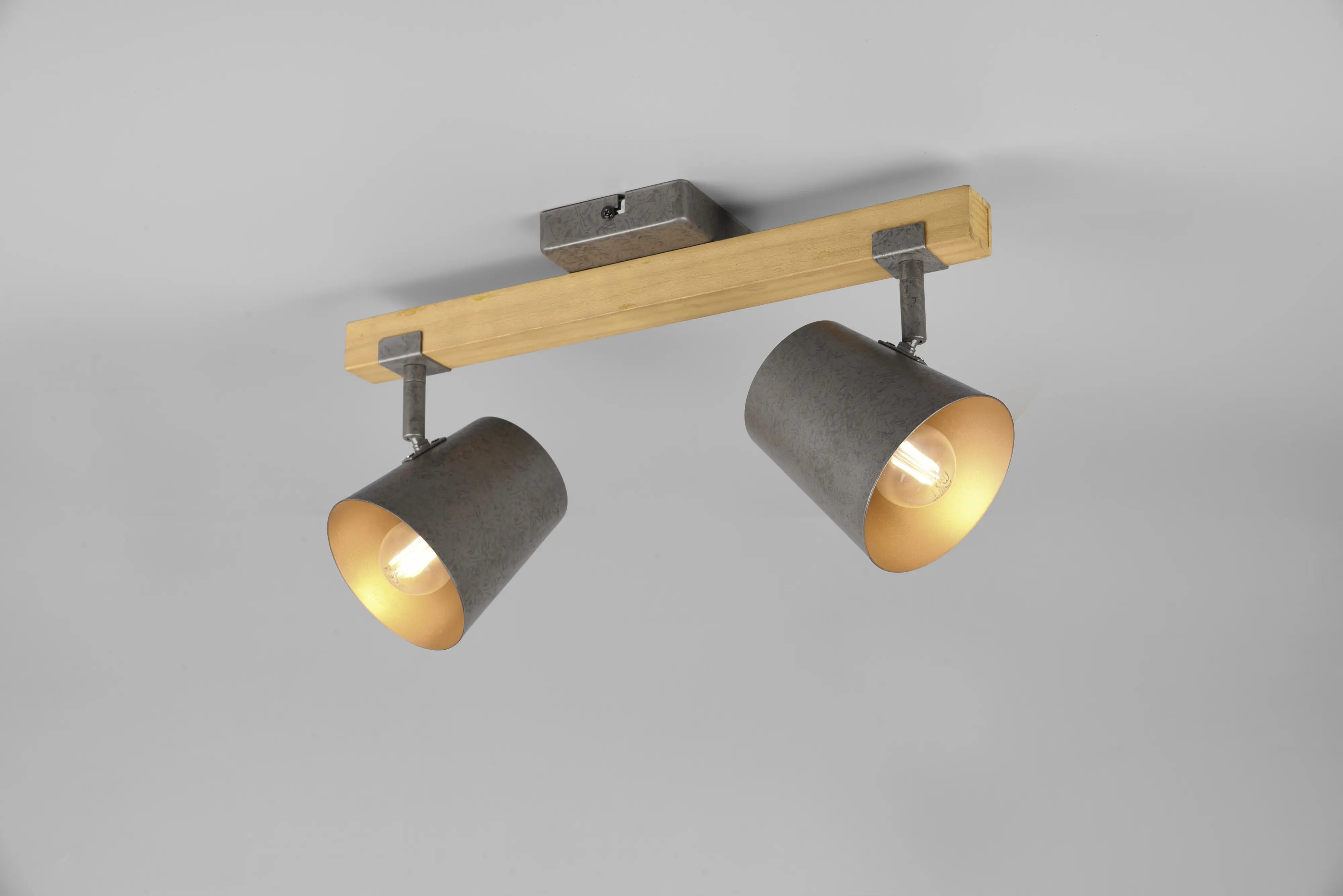 Trio Leuchten 2er Spot Bell nickel antik