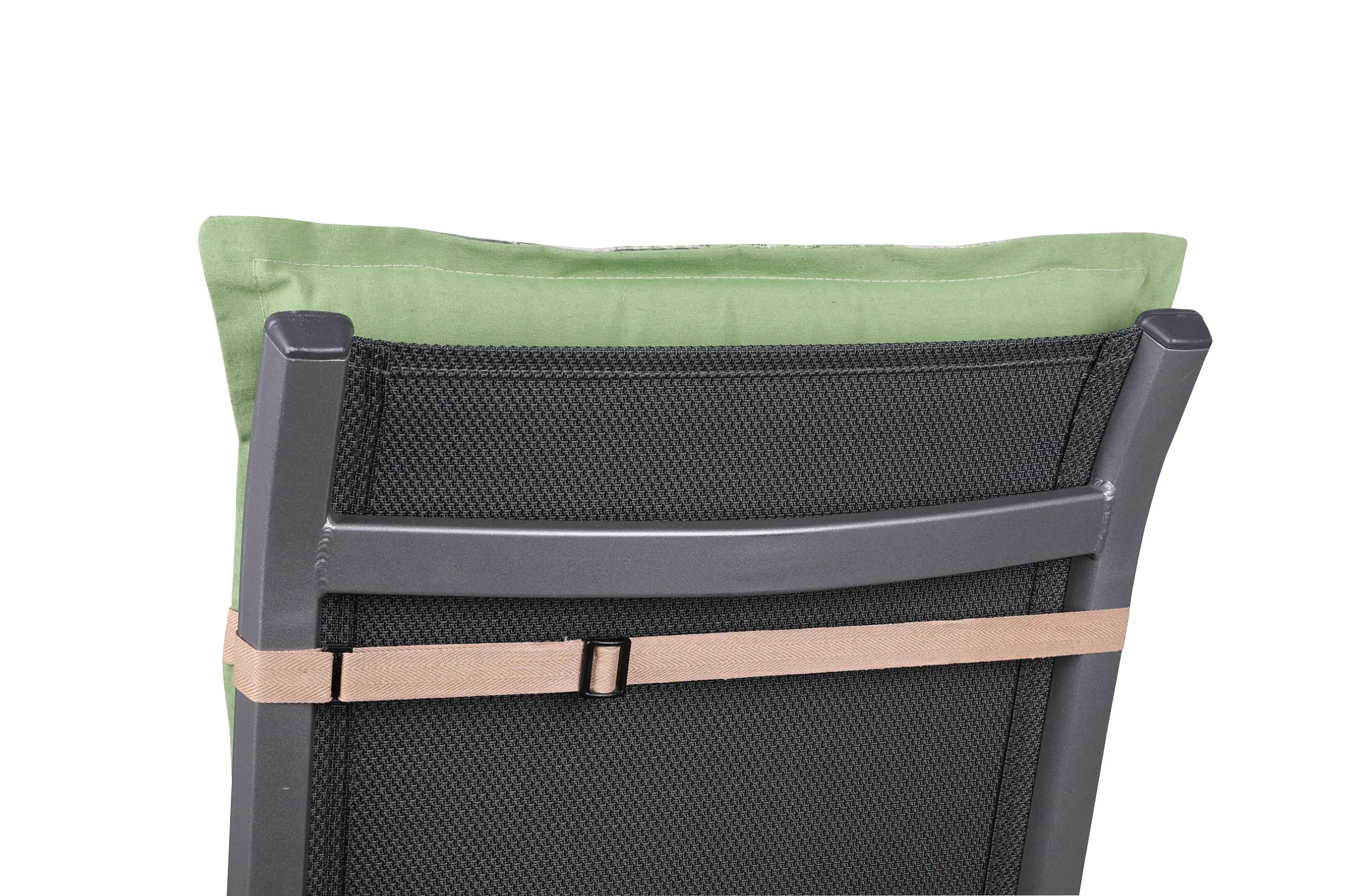 Go-De Rollliegen-Auflage grün beige gemustert, 190 x 60 x 8 cm