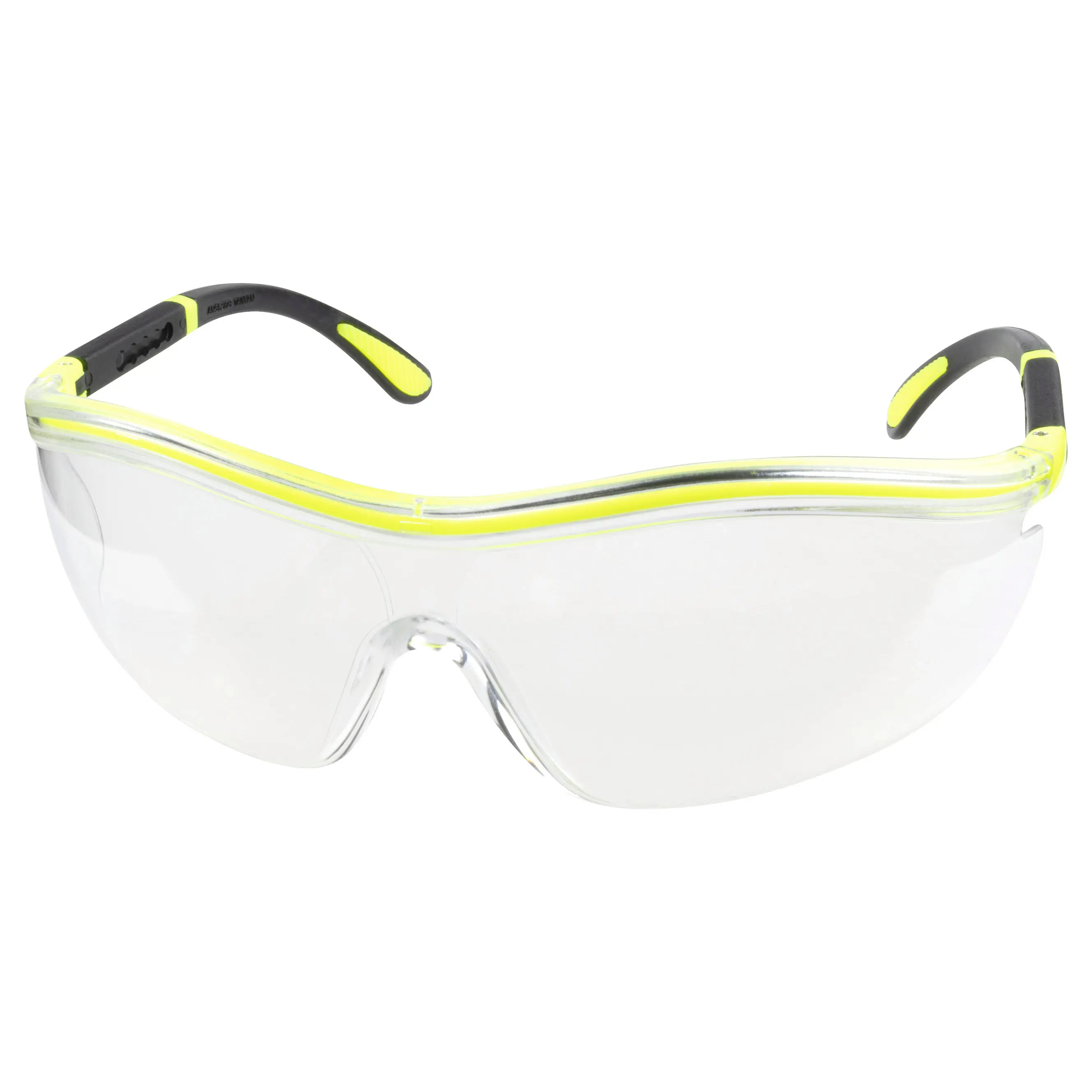 Wolfcraft Schutzbrille Outdoor klar transparent/gelb/schwarz