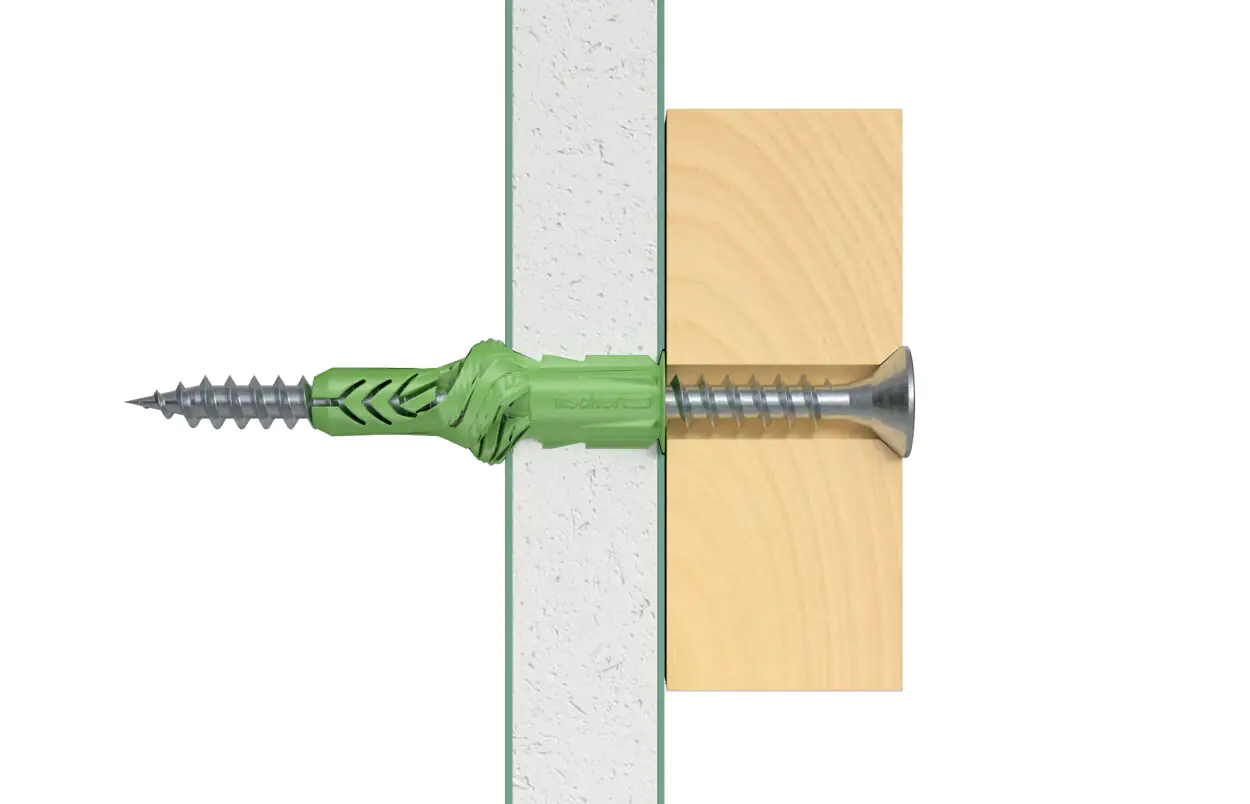 Fischer Universaldübel-Set UX green 8.0 x 50 mm - 5 Stück