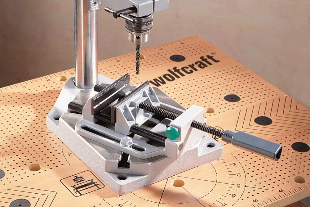 Wolfcraft Schraubstock universal 100 mm feststehend