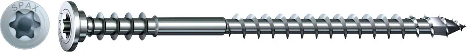Spax Justierschrauben 6 x 120 mm T30 Teilgewinde - 25 Stk.