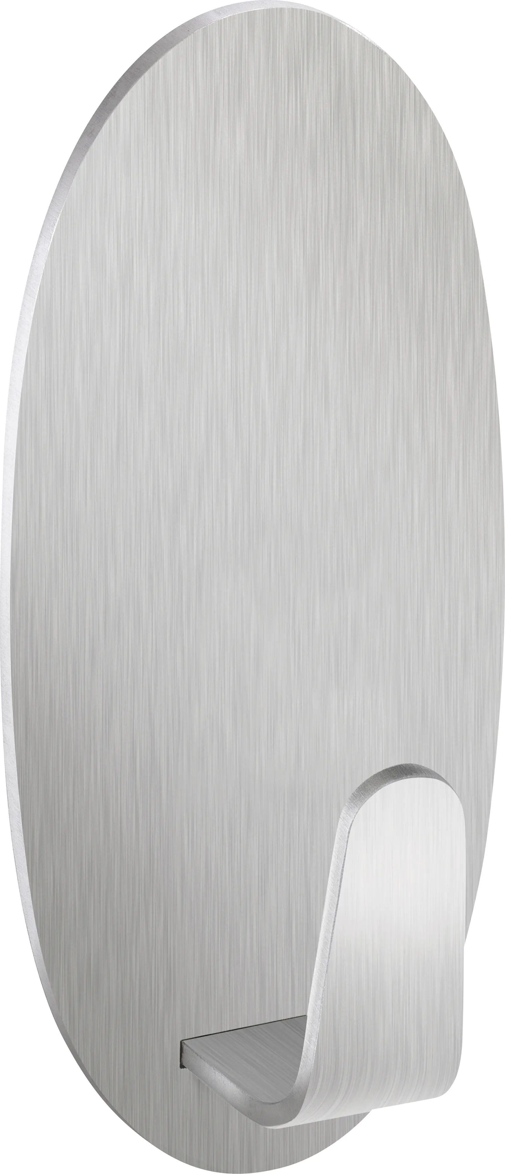 tesa Powerstrips Haken Large oval, Edelstahl