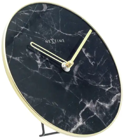 Nextime Tisch- Wanduhr Marble Table Ø 20 cm