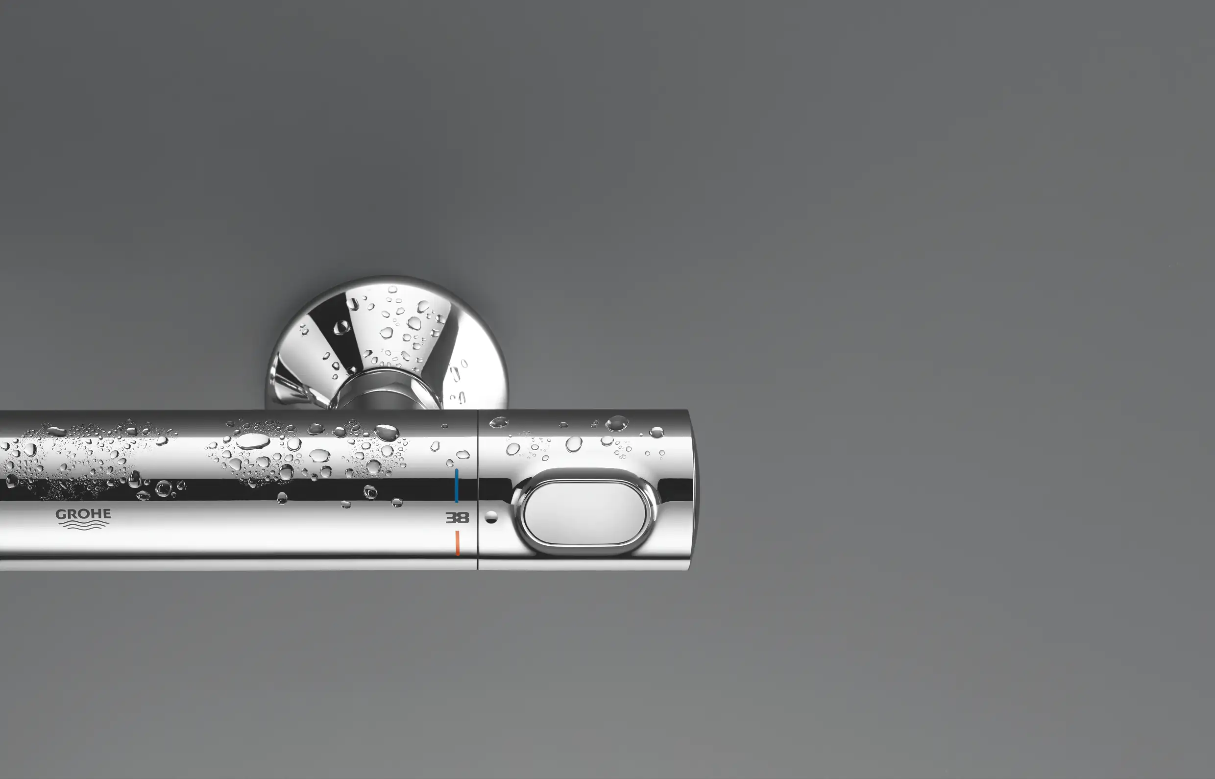 Grohe Brause-Thermostat Precision Flow verchromt