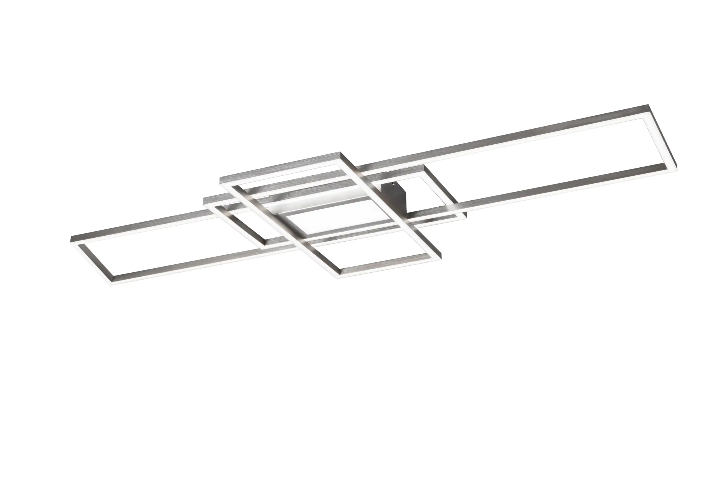Trio LED Deckenleuchte IRVINE nickel matt