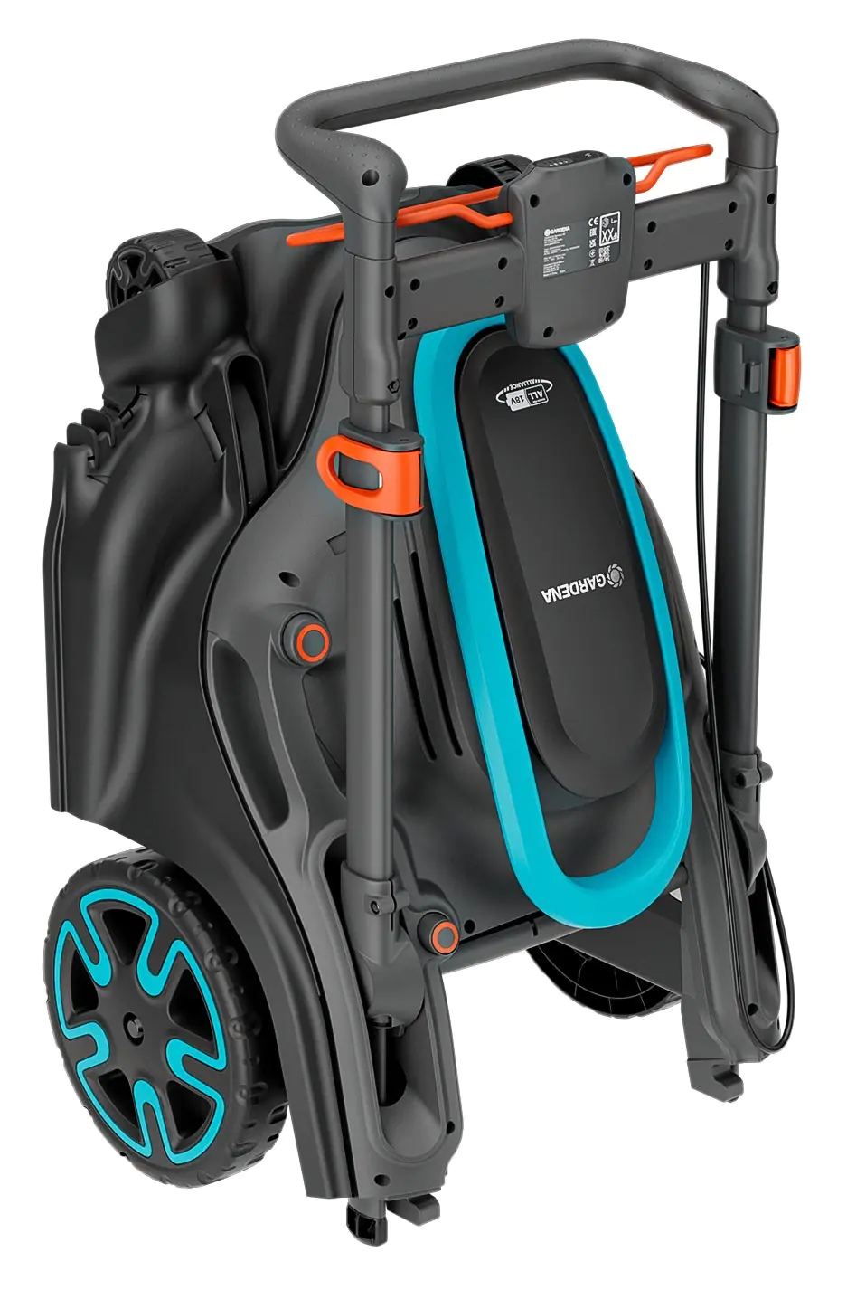Gardena Akku Rasenmäher PowerMax Duo 46/36V, 46 cm Schnittbreite