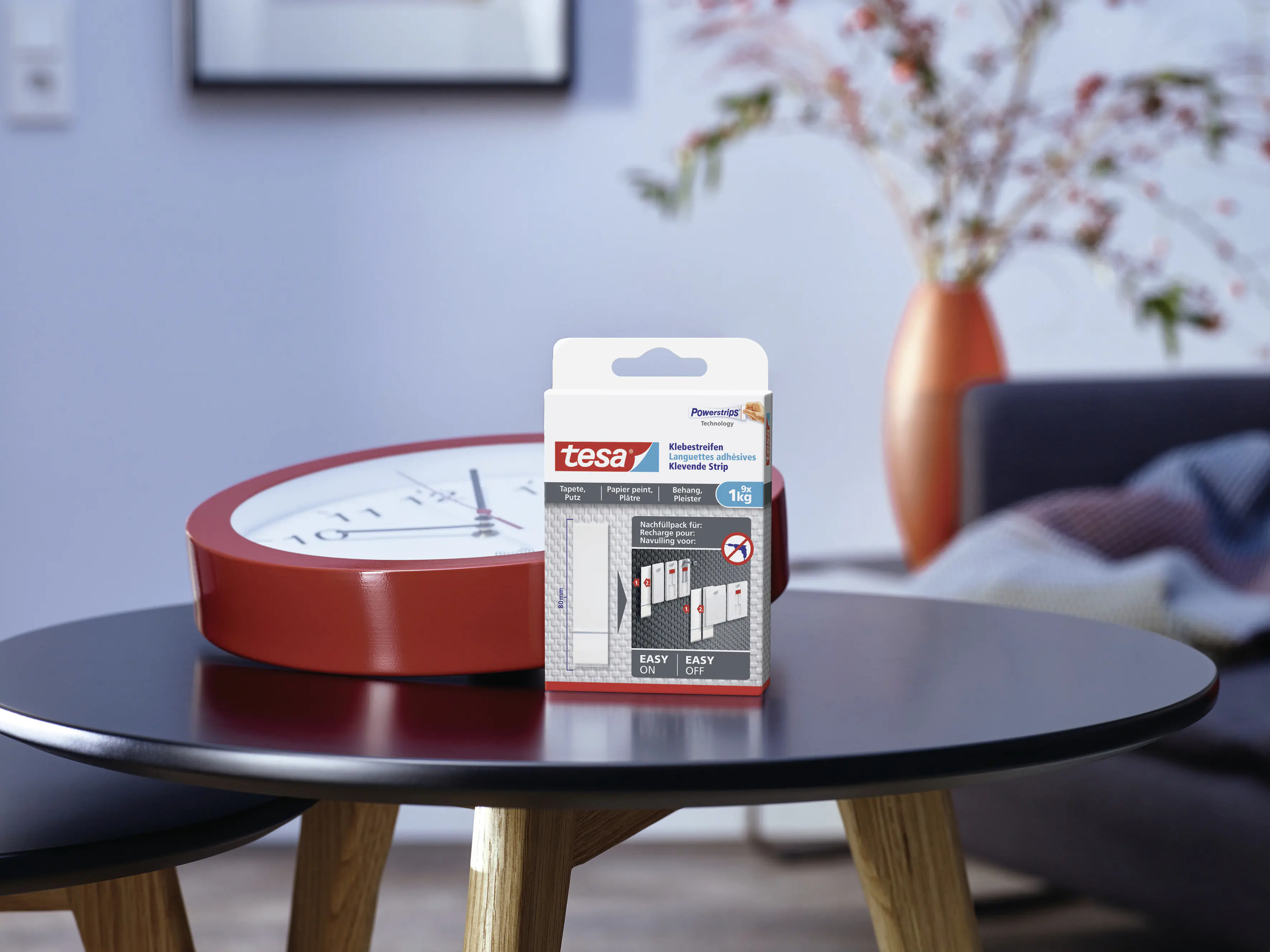 tesa Klebestreifen Traglast 1 kg, 6 Stück