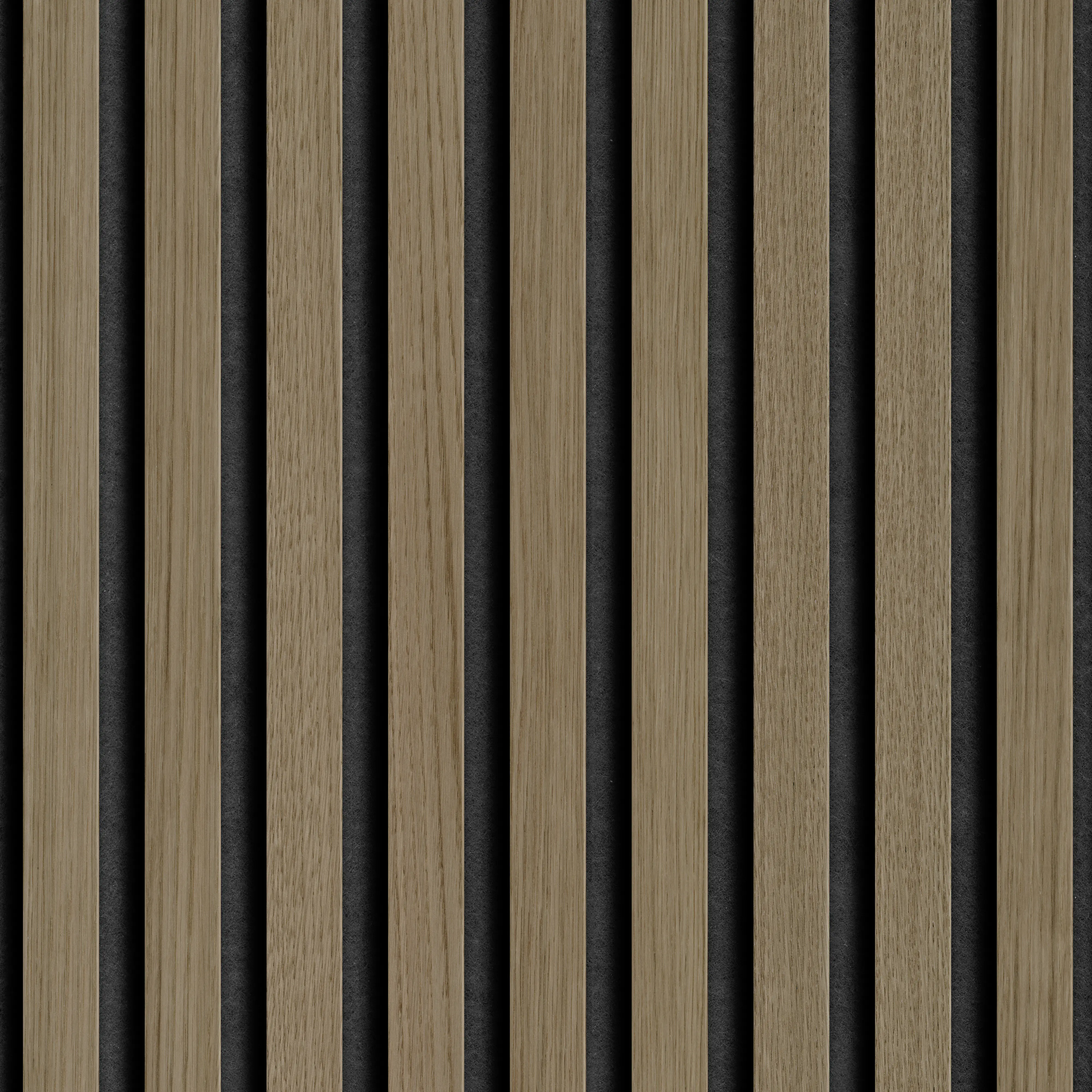 Grosfillex Wandpaneel Kunststoff LINIO 260 x 37,5 cm 8 mm Walnut 3 Stück