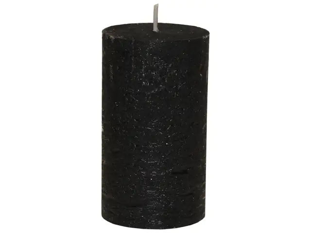 House of Rustic Kerze 9 cm Lack schwarz