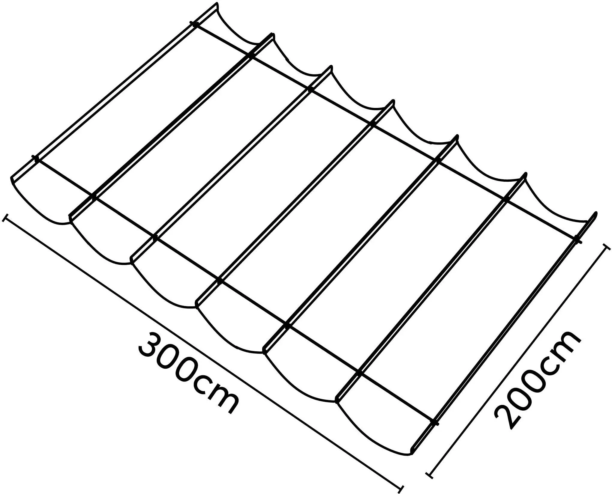 Platinum Faltsonnensegel Coolfit 2 x 3 m grau