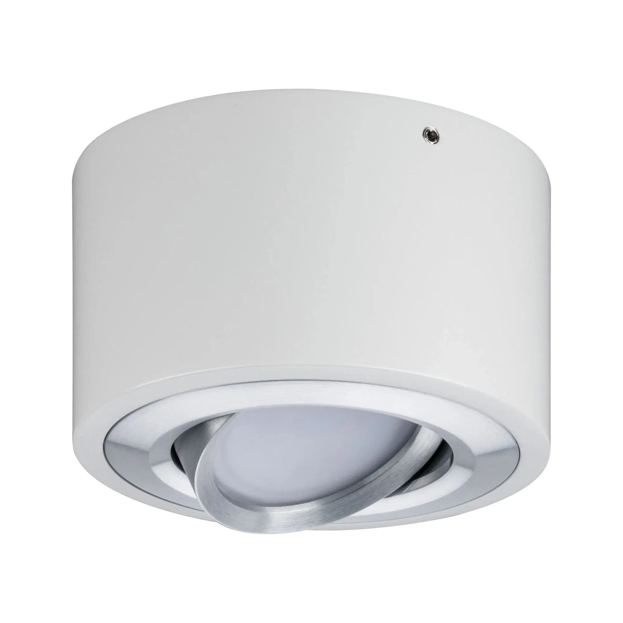 Paulmann LED-Aufbauleuchte Argun weiß-alu dimmbar