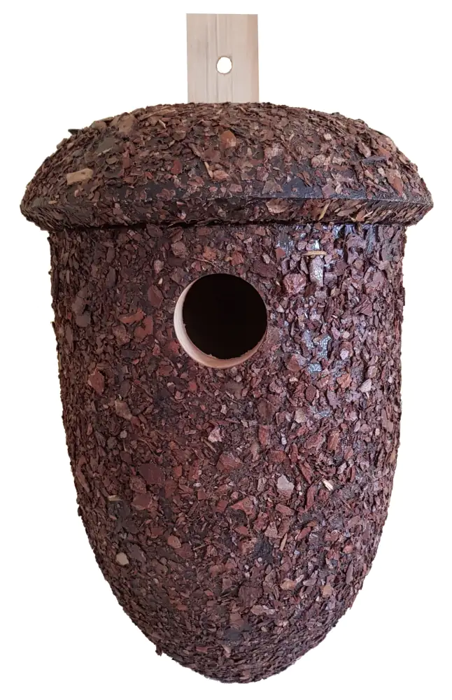 Nistkasten für Wildvögel 33 x 18 cm Kiefernholz braun