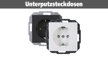 Unterputzsteckdosen.