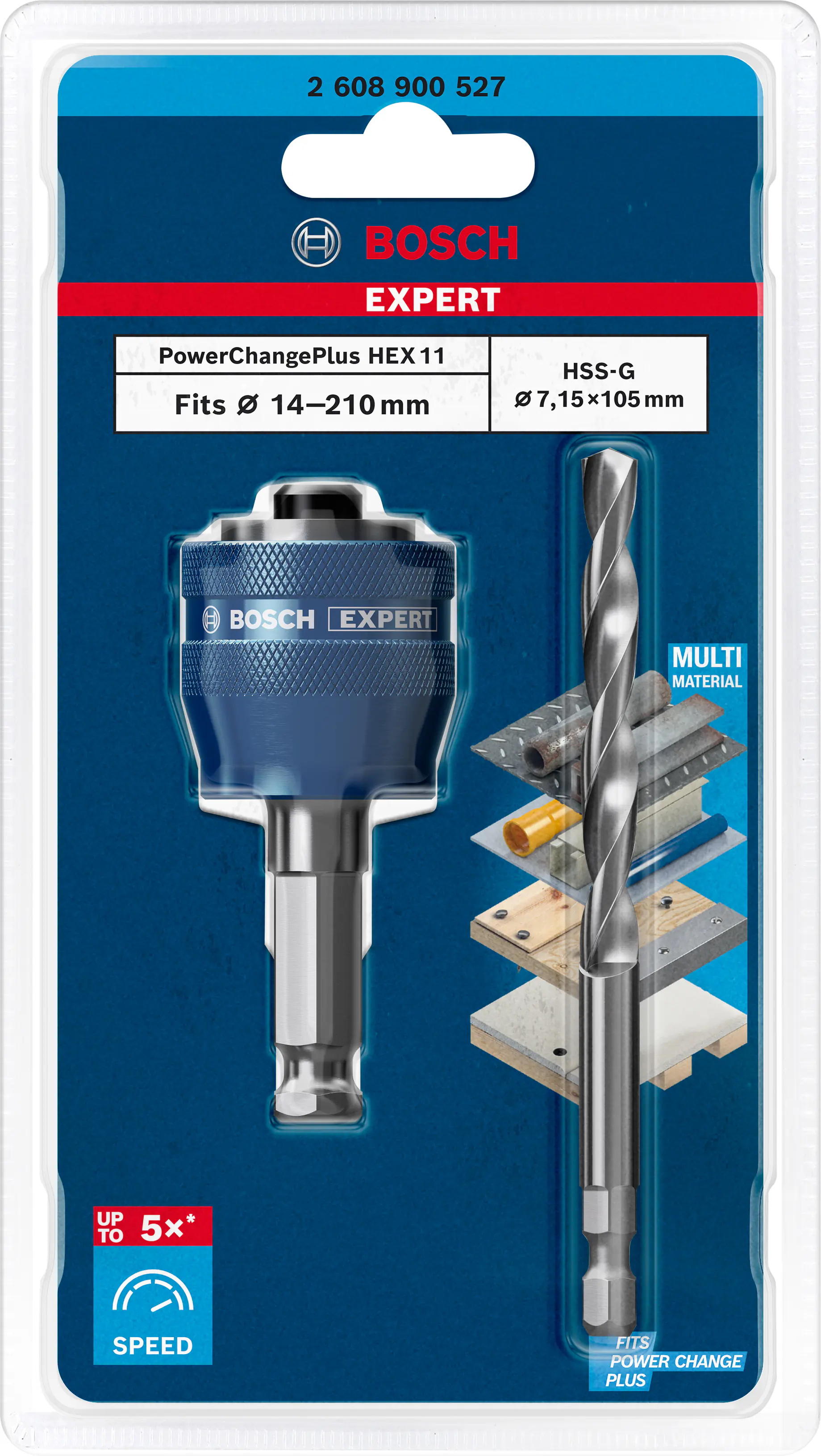 Bosch Expert Power Change Plus Aufsteckhalter für das Lochsägensystem