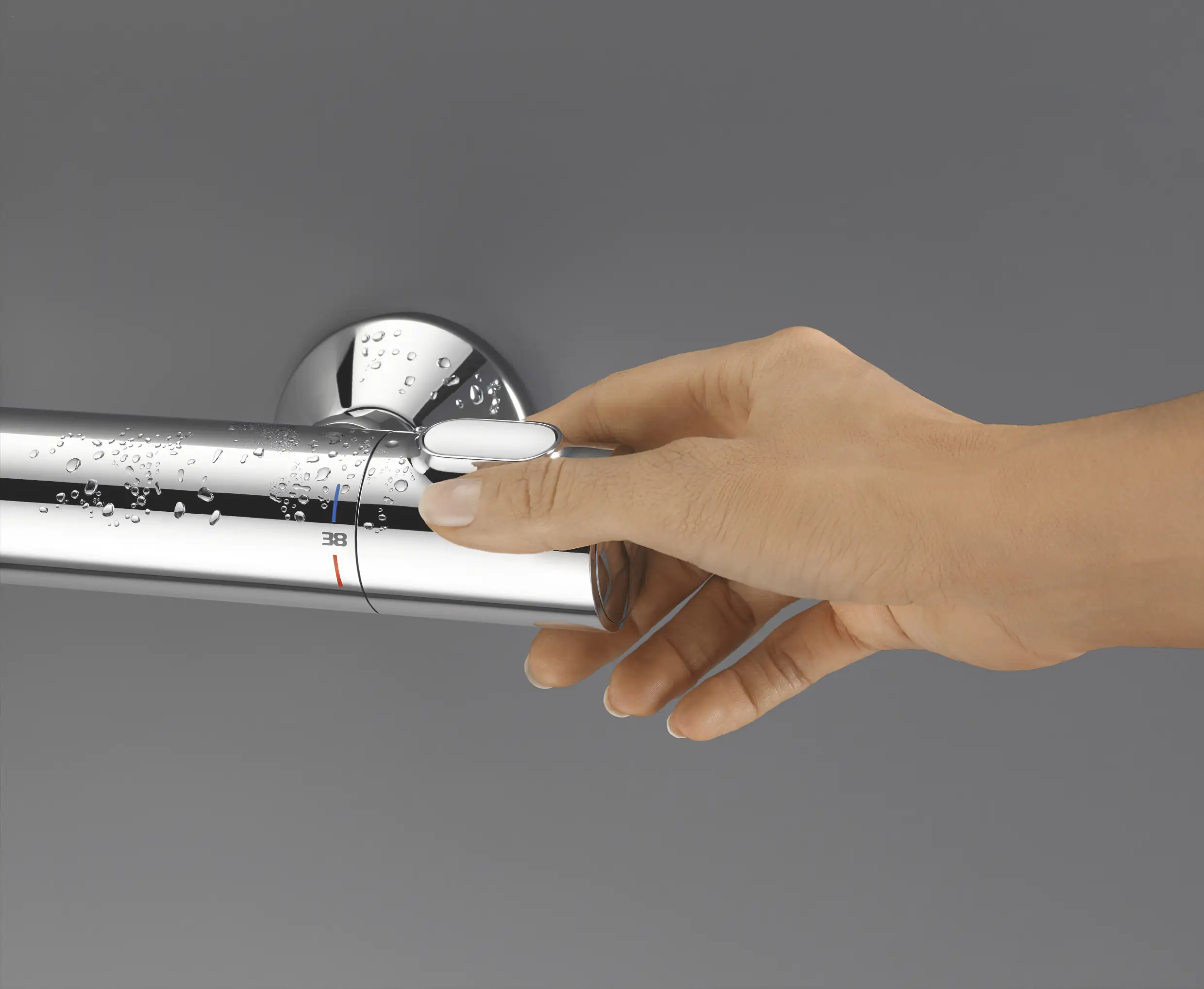Grohe Brause-Thermostat Precision Flow verchromt
