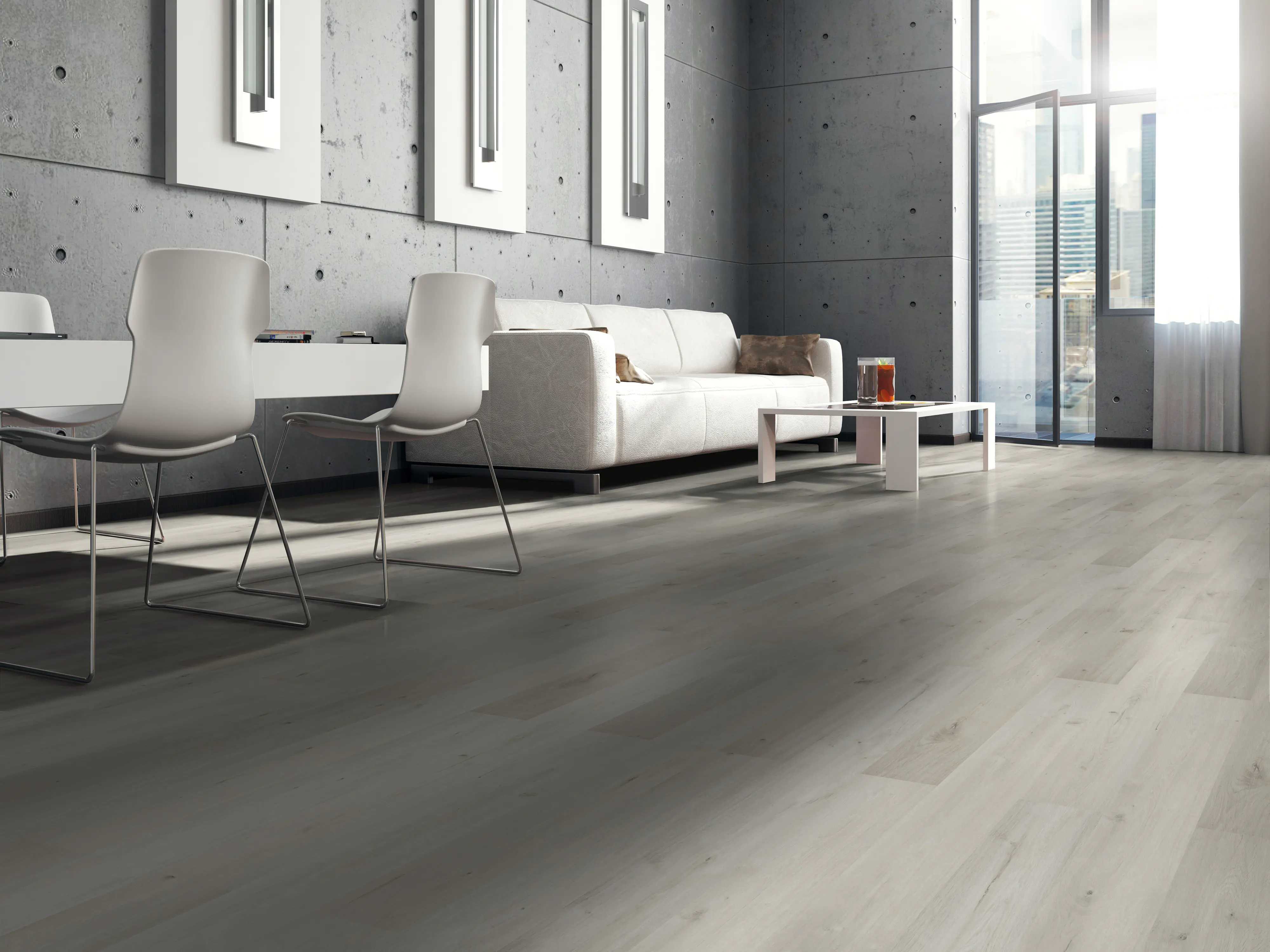 Classen Laminat Megaloc Aquaprotect Oak light grey mix
