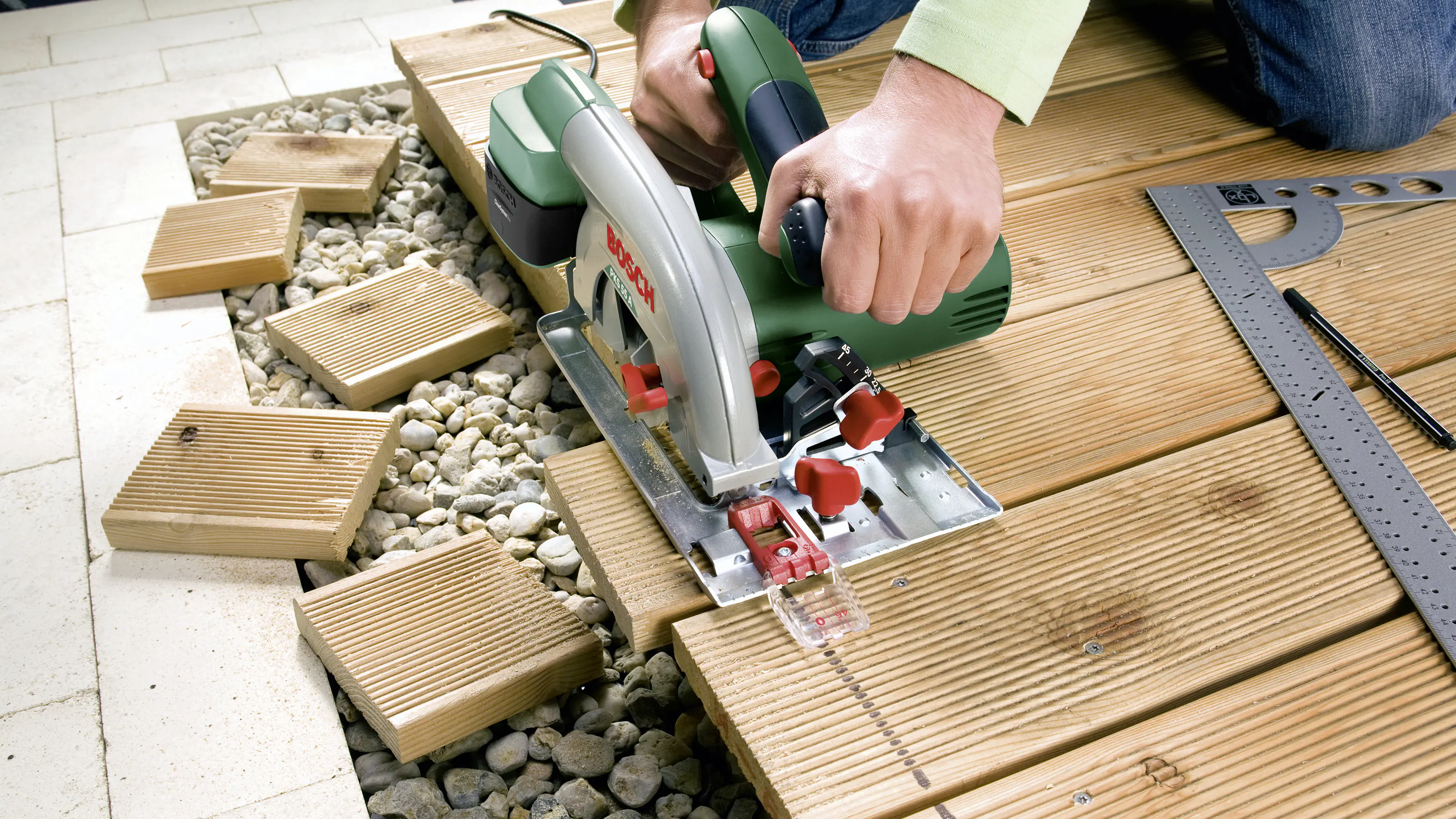 Bosch Handkreissäge PKS 55 A 1200 Watt