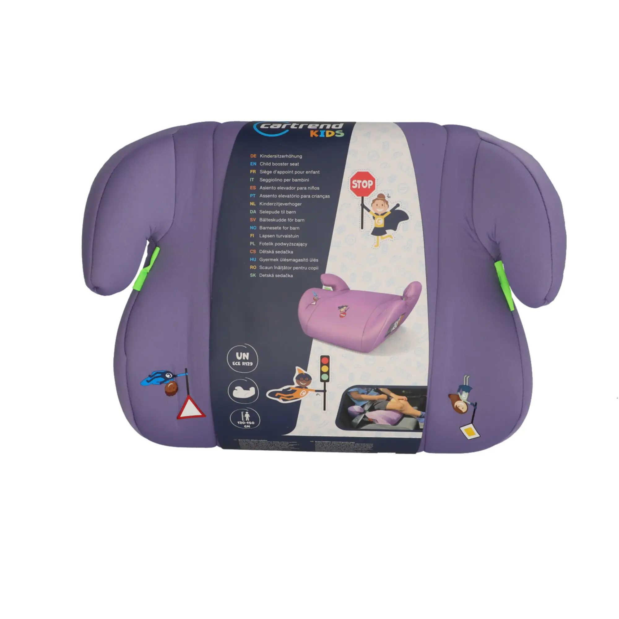 Cartrend Kindersitzerhöhung Kids lila 15-36 kg