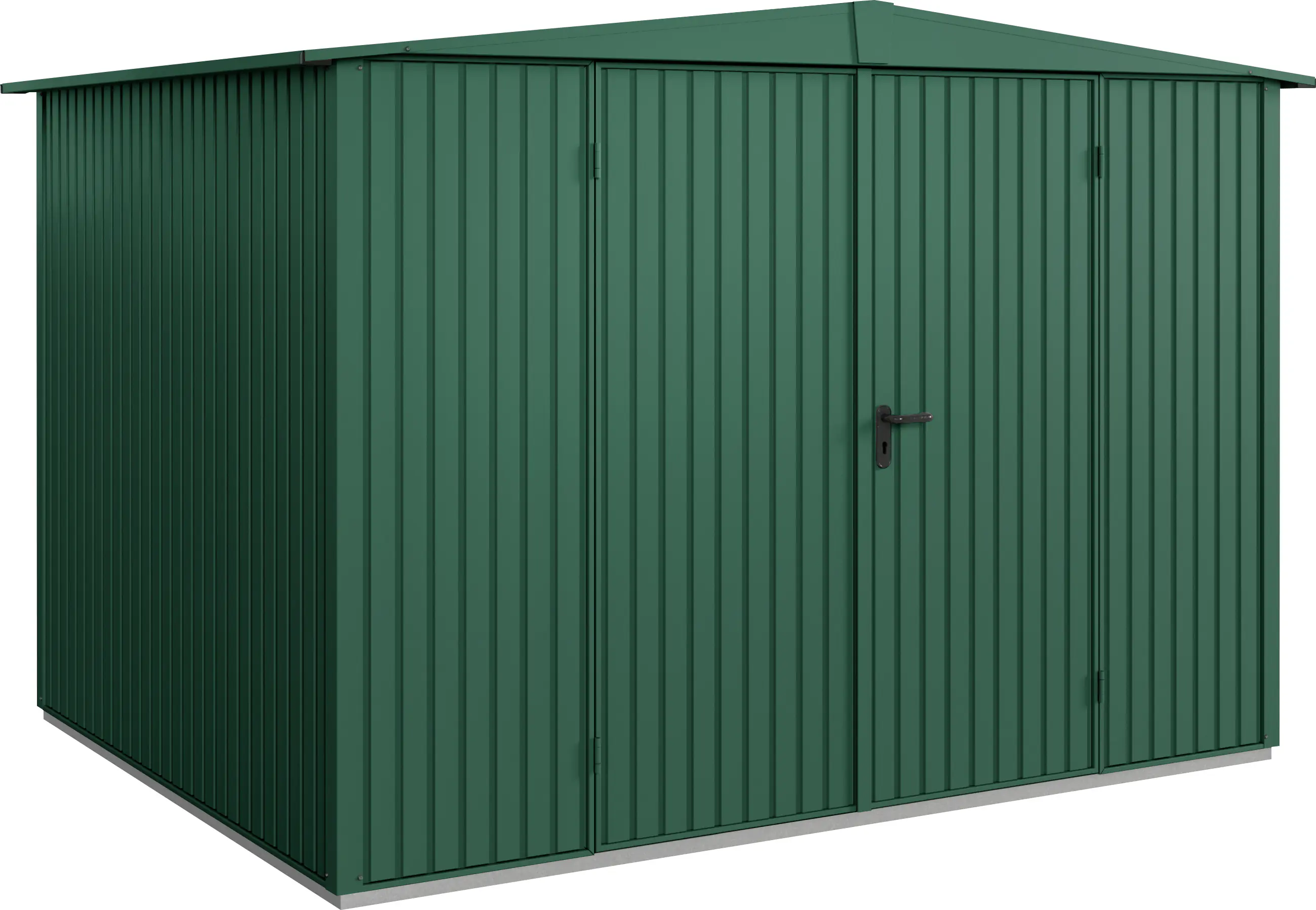 EcoStar Gerätehaus Trend-S Typ 3 323,6 x 247,7 x 219,4 cm moosgrün