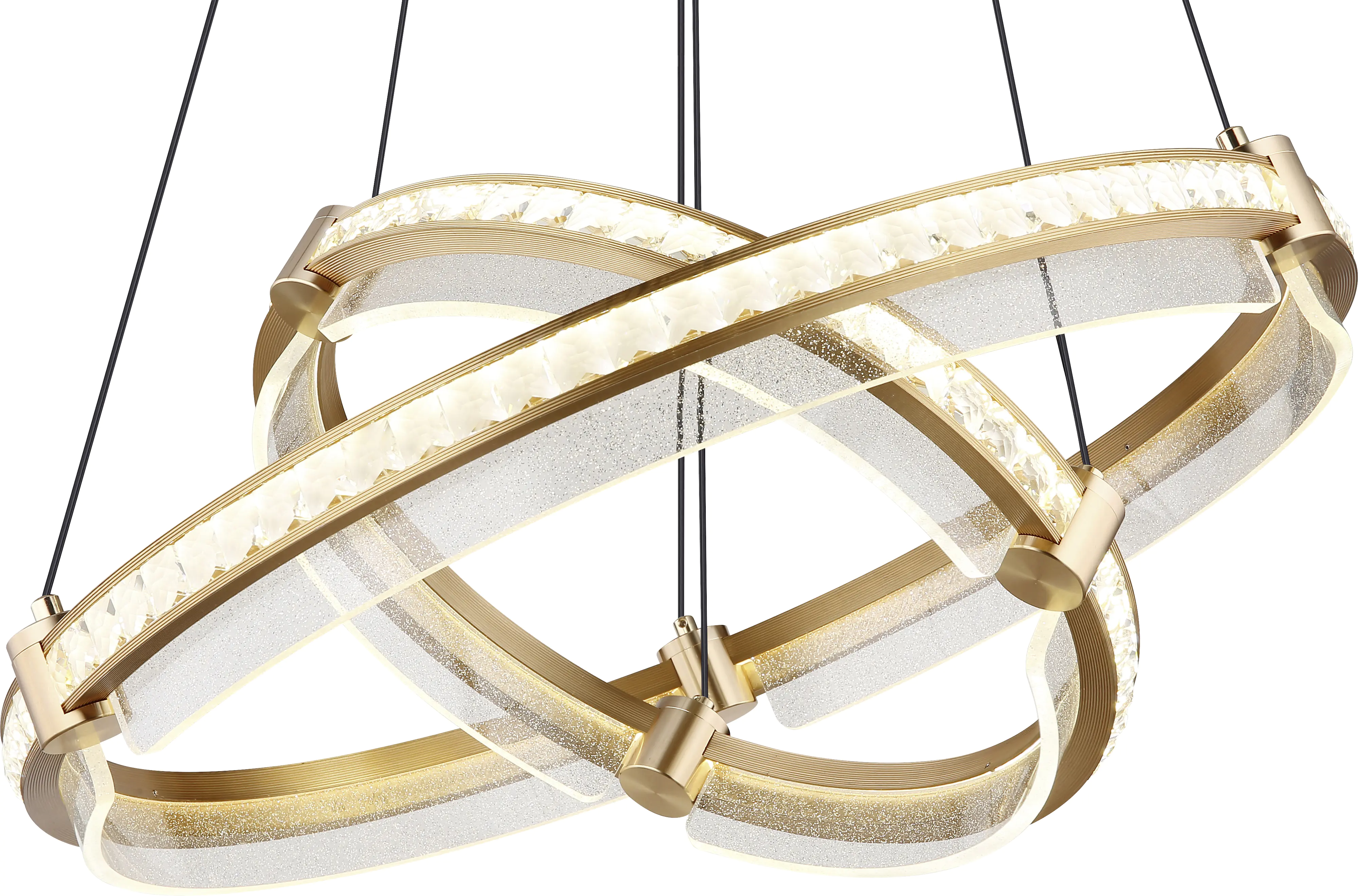 Globo Hängeleuchte Blondie Ø60 cm gold warmweiß-kaltweiß