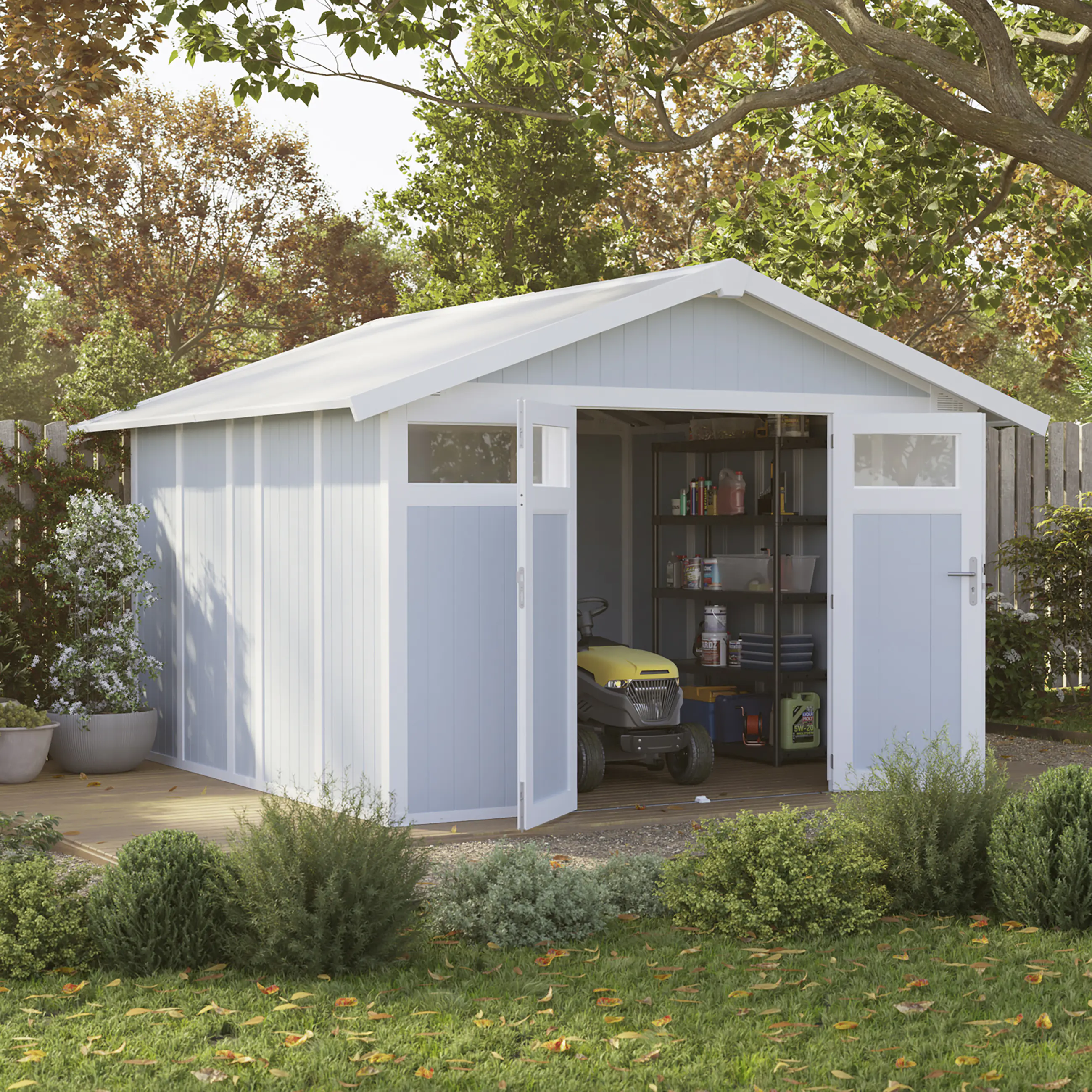 Grosfillex Gartenhaus Utility V 11 370 x 407 cm (inkl. Dachüberstand)
