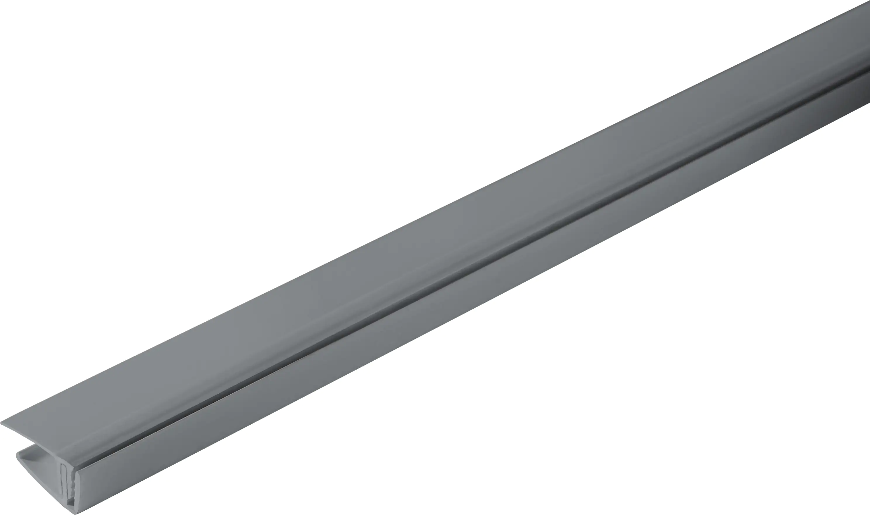 Kunststoff Abschlussprofil Cold grey klippbar 260 cm