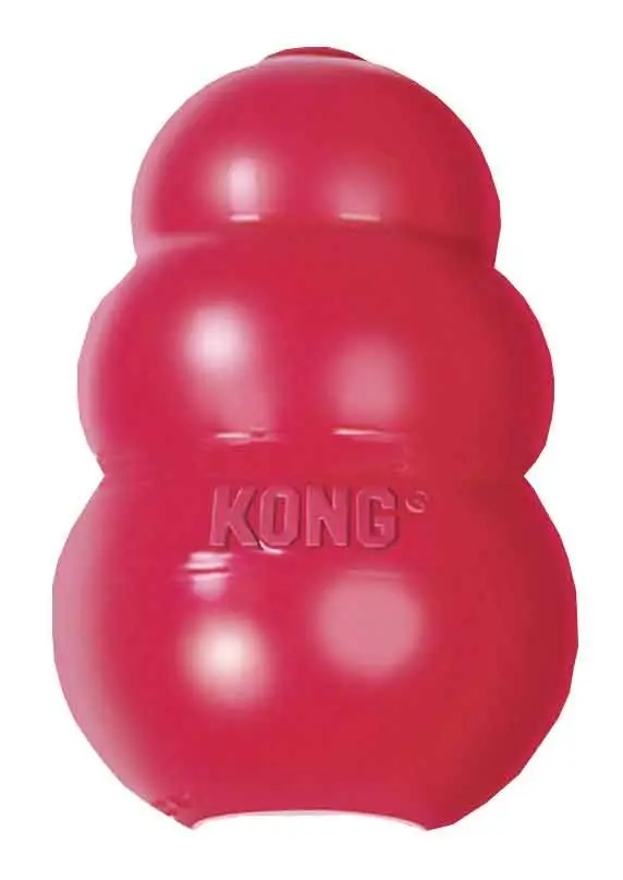 Kong Hundespielzeug Classic 13 cm rot