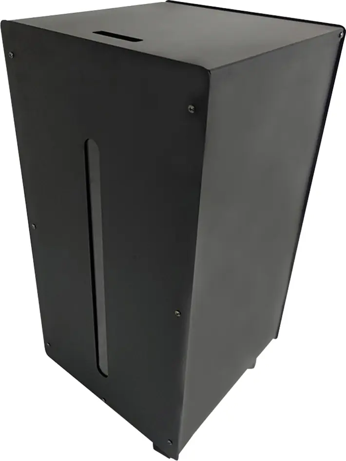FireFix Pelletbox mit Rollen & Tankdeckel 74 x 37 cm schwarz