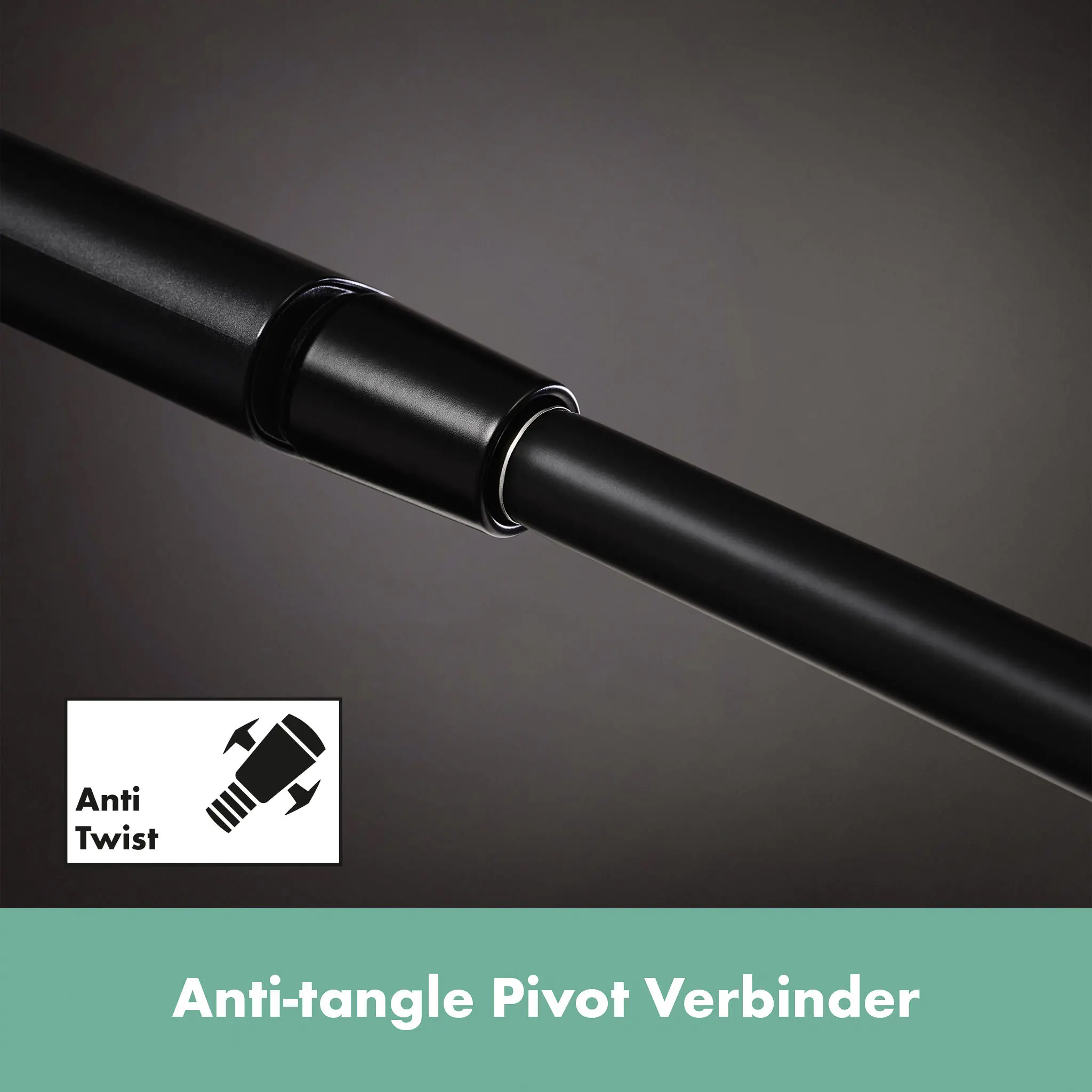 Hansgrohe Brauseschlauch Isiflex 1,6 m mattschwarz