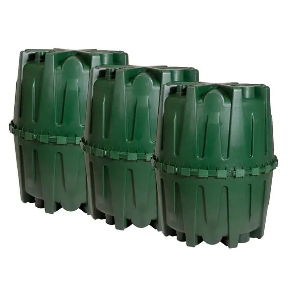 4rain Regenwasser Tank-Set Herkules 4.800 l, grün