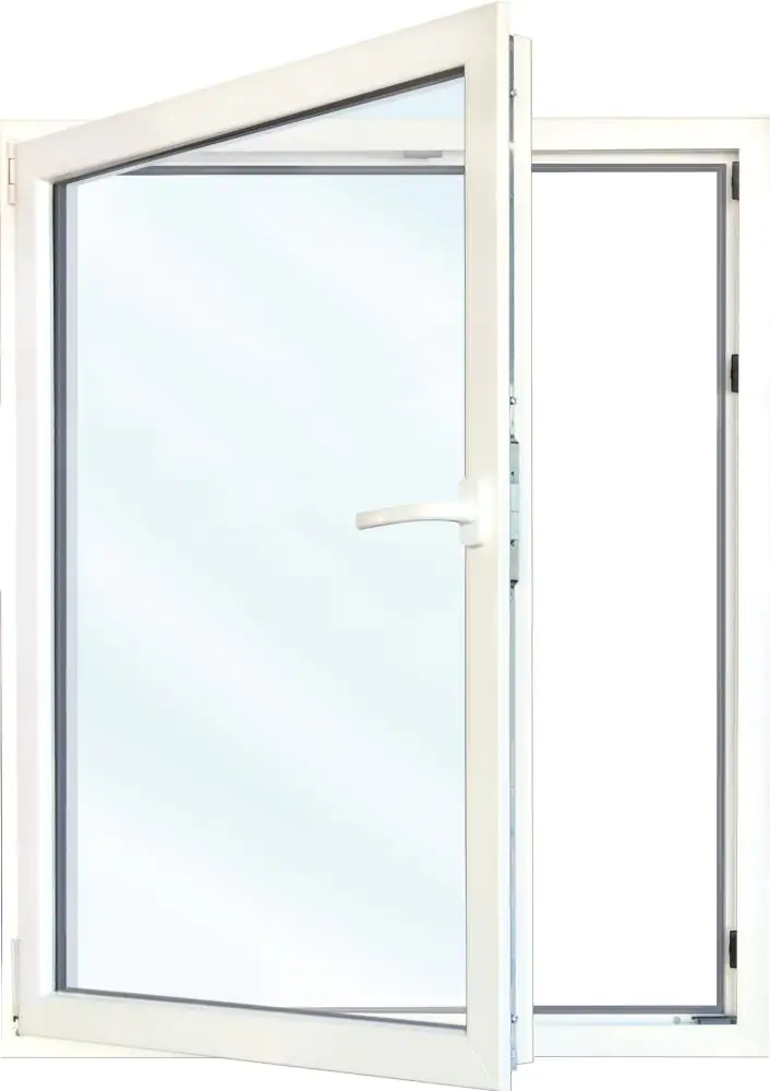 Meeth Fenster 115 x 125 cm DIN links 1 flügelig Dreh-Kipp weiß