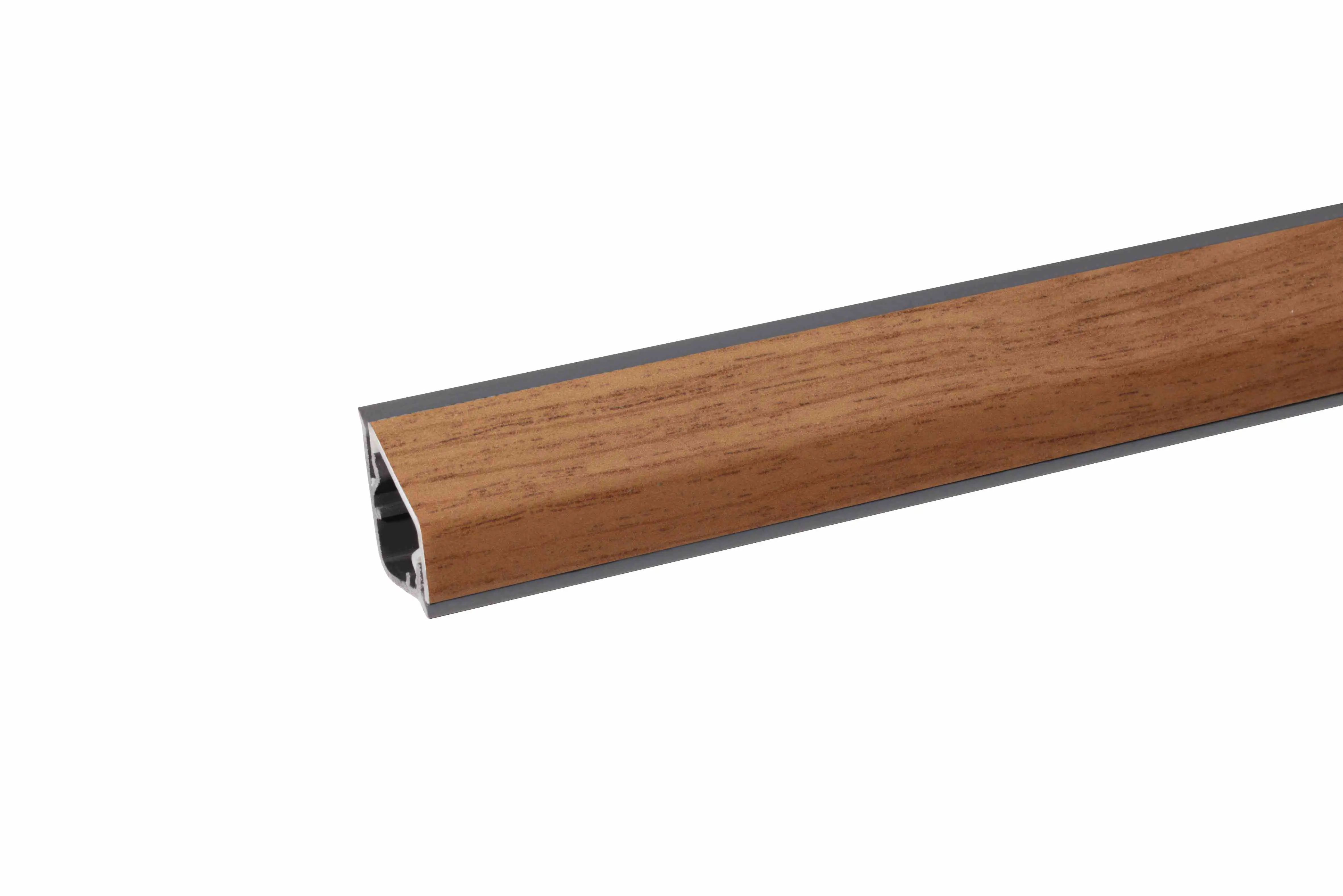 Kaindl Wandanschlußsystem 300 cm, 24 x 16 mm, Nussbaum
