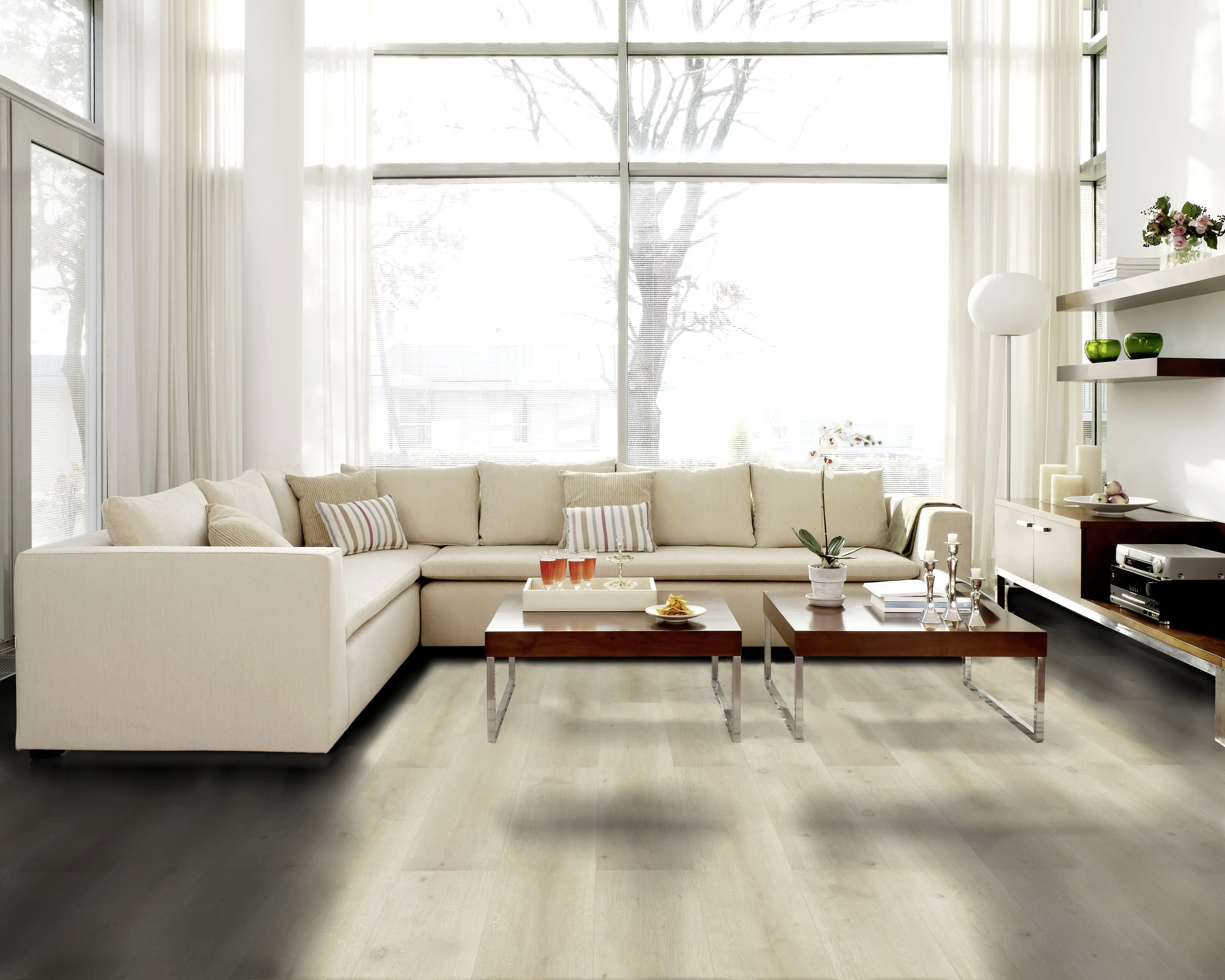Classen Laminat Megaloc Aquaprotect 128,5 x 19,2 cm 8 mm Oak creme natural