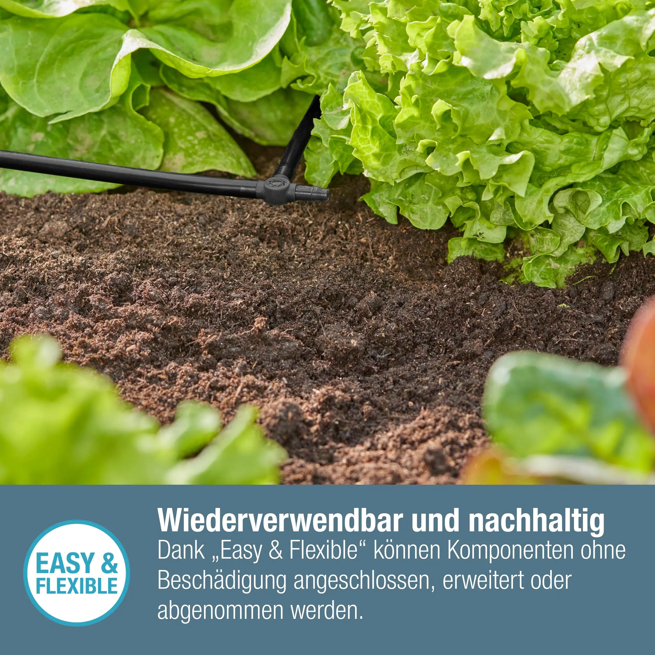 Gardena T-Stück, 4 mm (3/16")