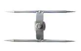 Schneider Spießgabel doppel innen 8 mm Edelstahl für Spieße 8 mm