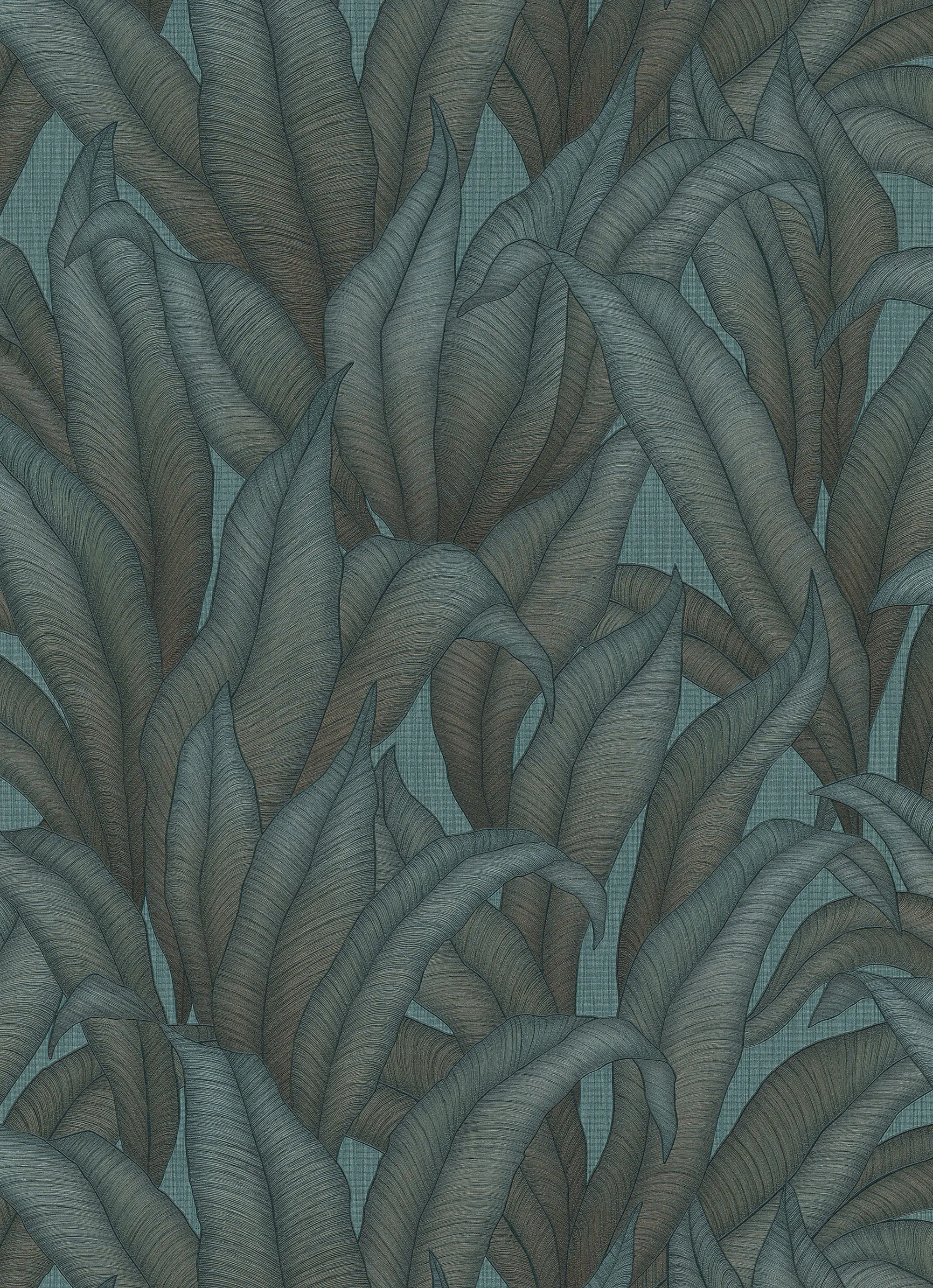 Erismann Vliestapete 10371-19 Fashion for Walls 4 floral petrol 10,05 x 0,53 m