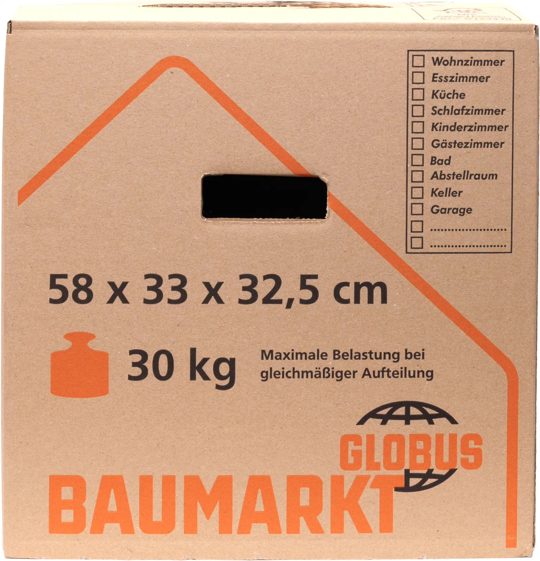 Globus Umzugskarton Basic L Innenmaß: 58 x 33 x 32,5 cm