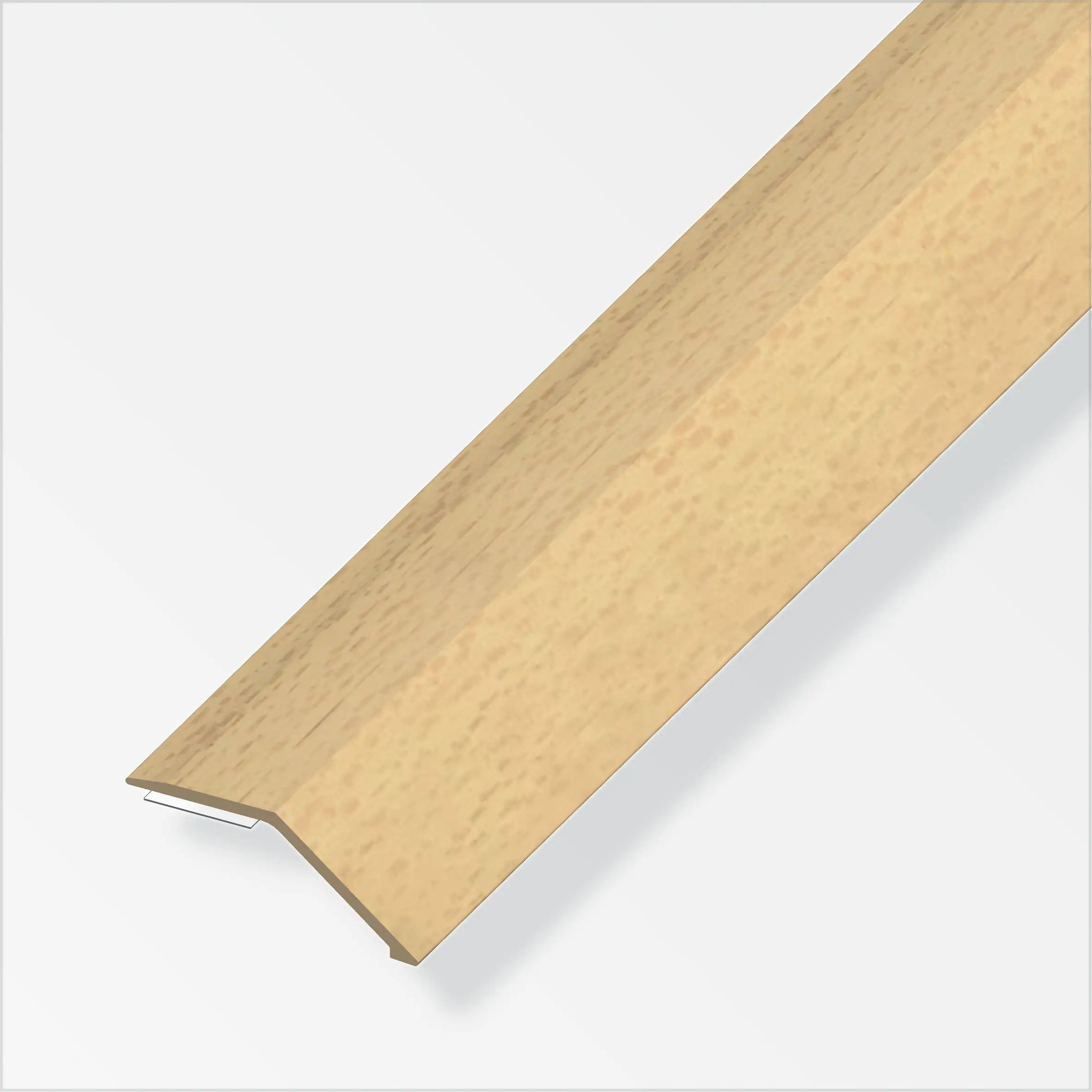 alfer Niveauausgleichs-Profil 1 m, 34 x 8 mm PVC (Kunststoff) glatt buche