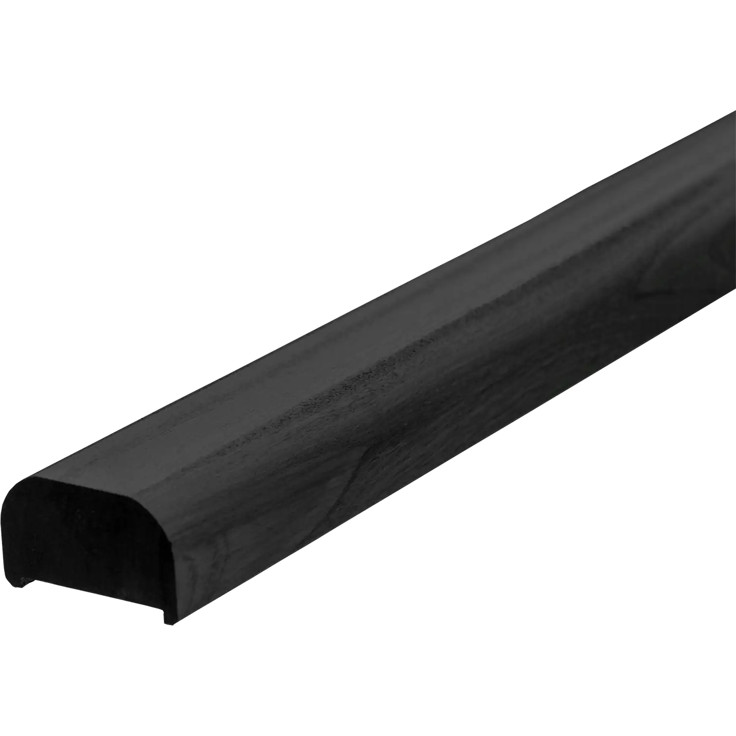 Plus Handlauf Mahagoni 3,6 x 189 cm schwarz für Stahlpfosten