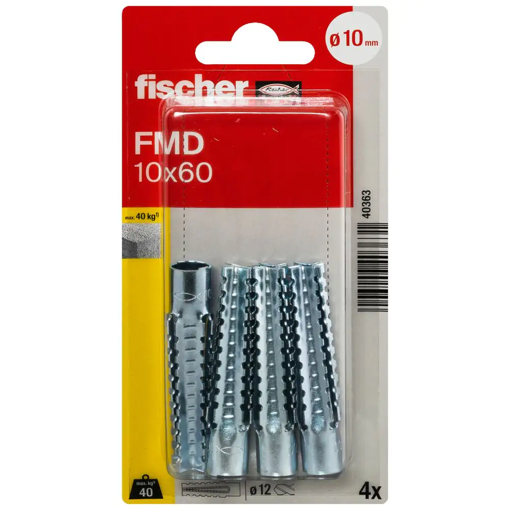Fischer Spreizdübel FMD 10.0 x 60 mm - 4 Stück