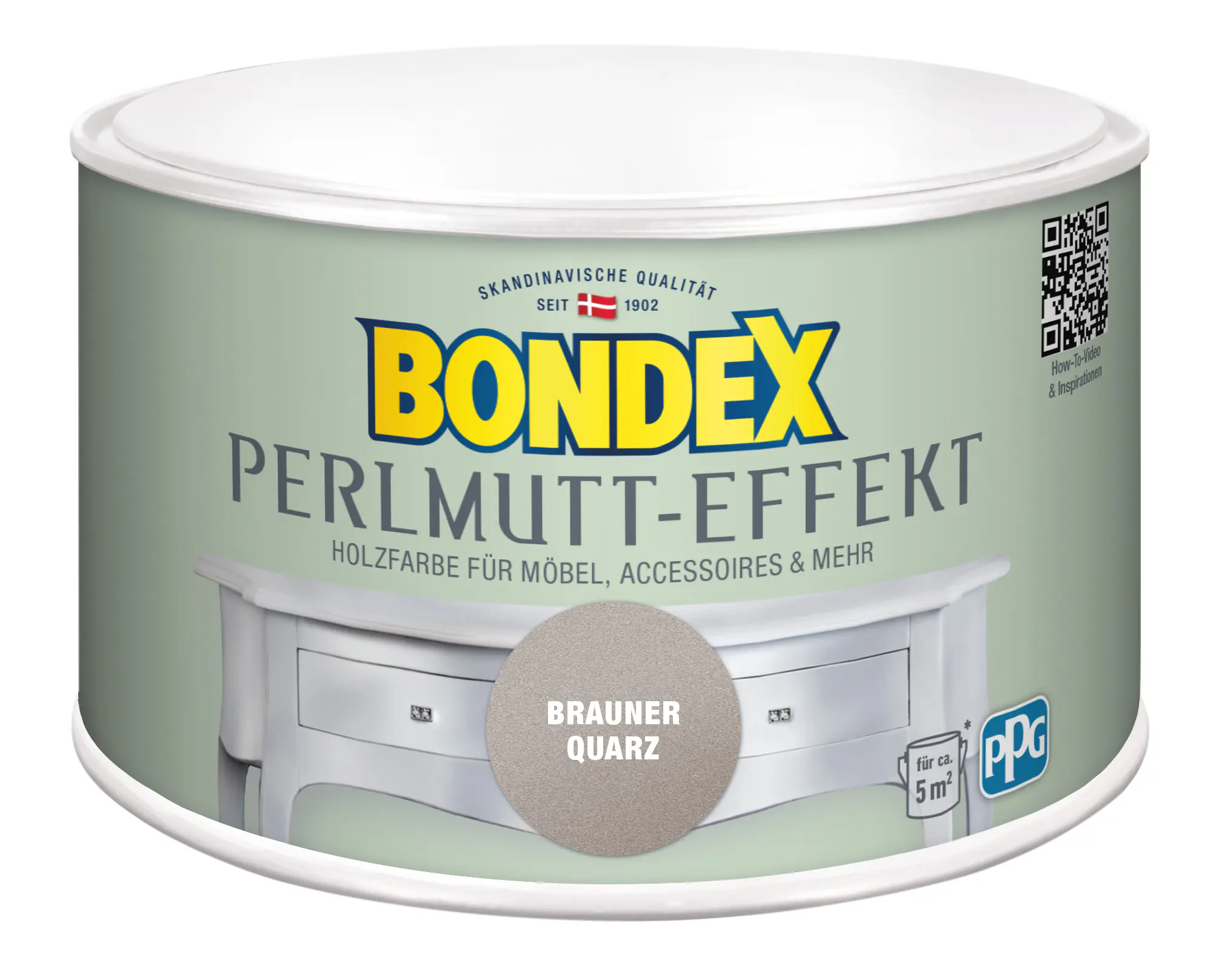 Bondex Holzfarbe Perlmutt-Effekt 500 ml brauner quarz