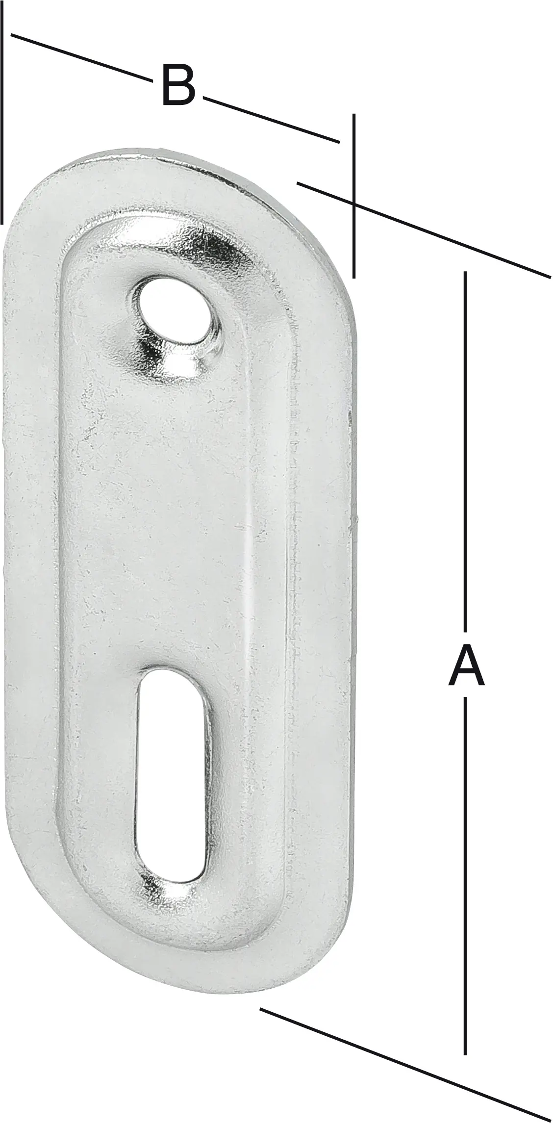 Vormann Vario-Verbindungsblech 63 x 22 mm Stahl verzinkt