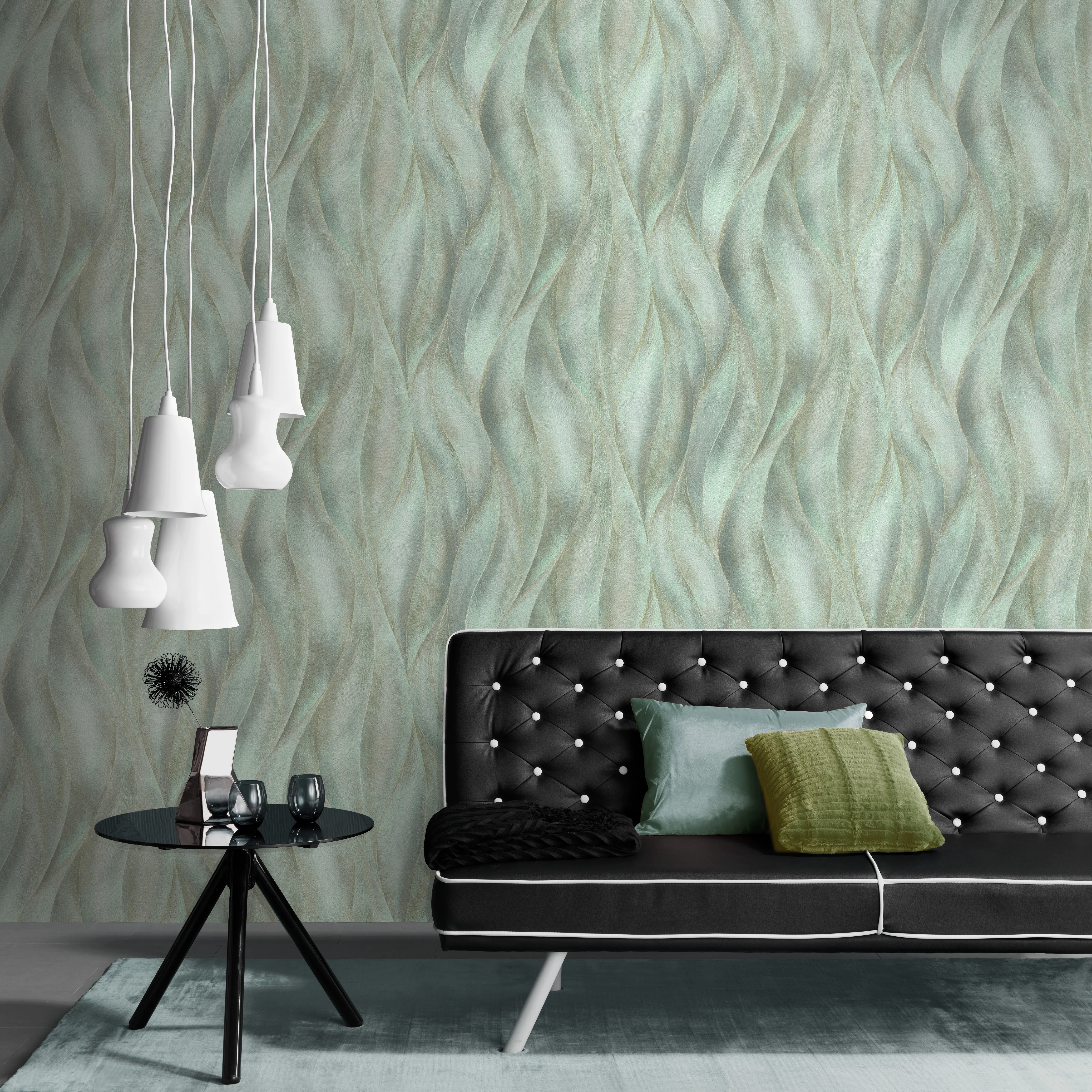 Guido Maria Kretschmer Vliestapete 10148-18 Fashion For Walls floral türkis 10,05 x 0,53 m