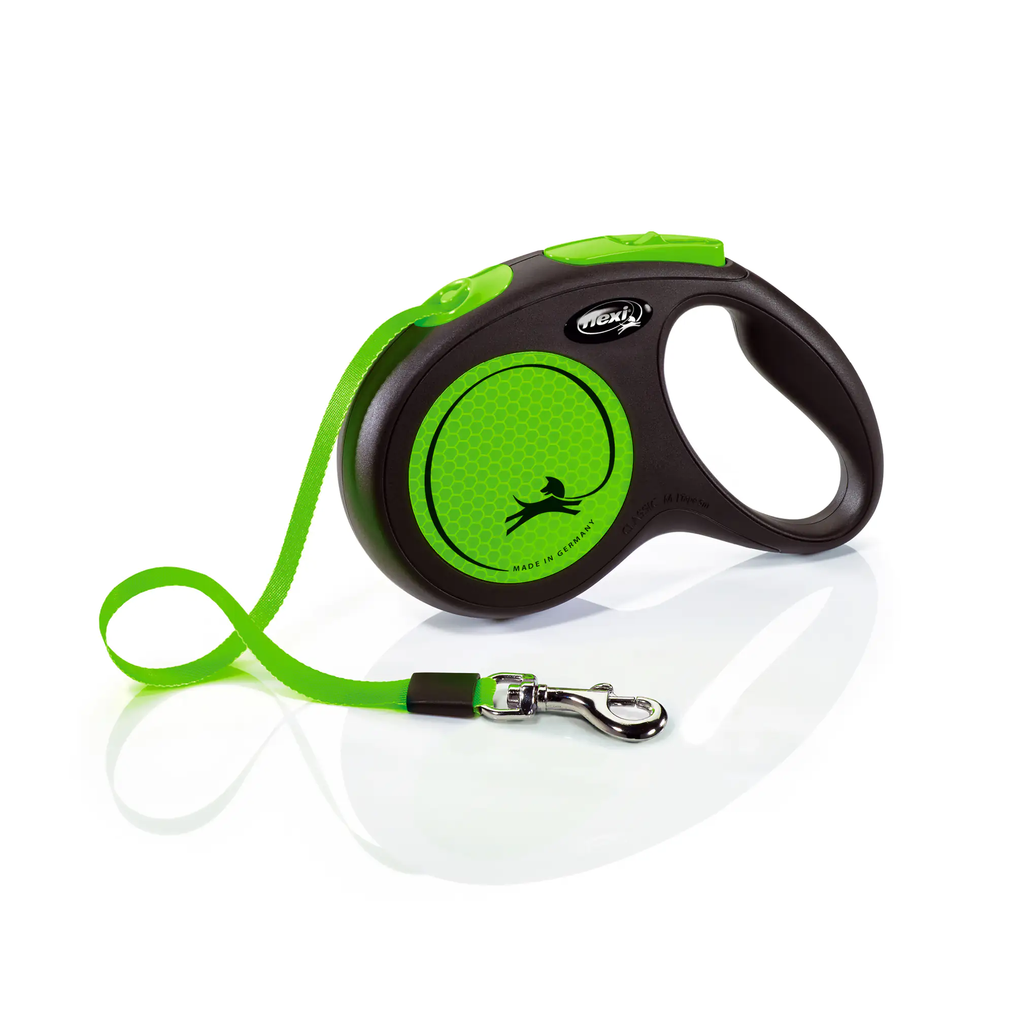 Flexi Hundeleine New Neon Gurt M neongrün
