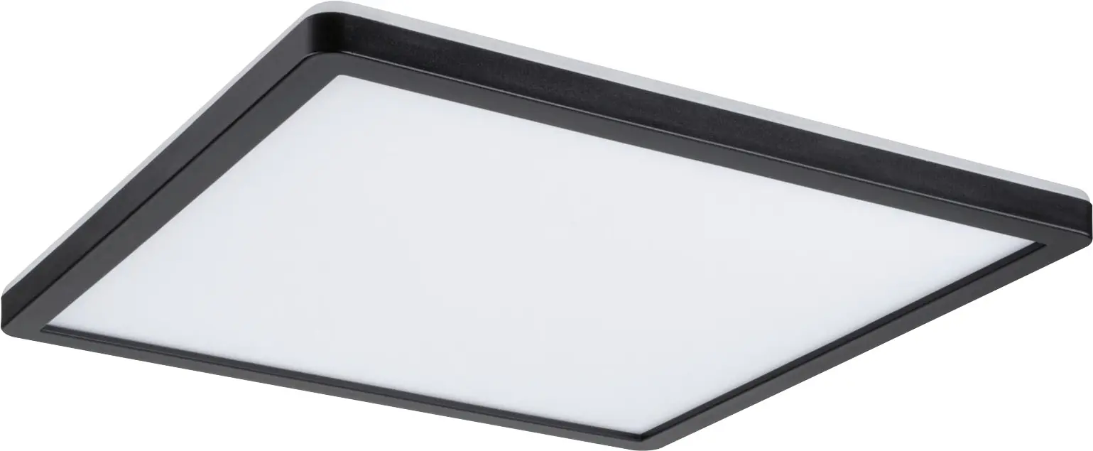 Paulmann LED Panel Atria Shine schwarz 29,3 x 29,3 cm warmweiß