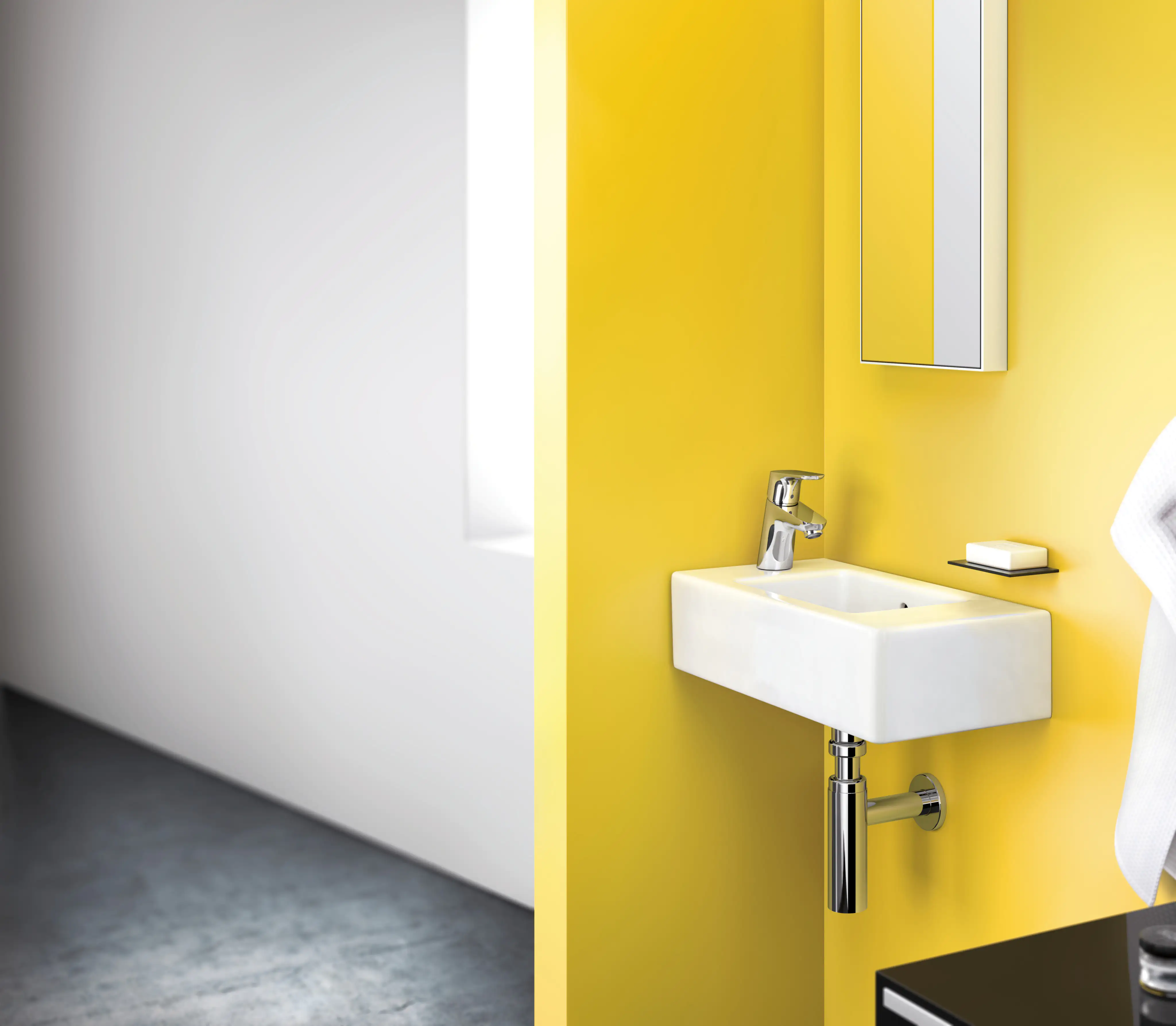 Hansgrohe Waschtischarmatur Focus 70 verchromt