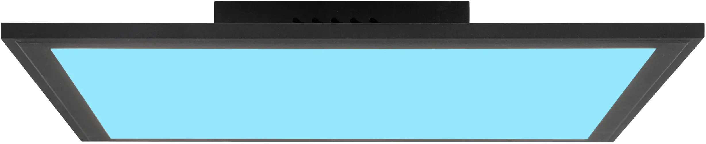 Brilliant LED Deckenleuchte Abie schwarz 29,5 x 39,5 cm RGBW Fernbedienung