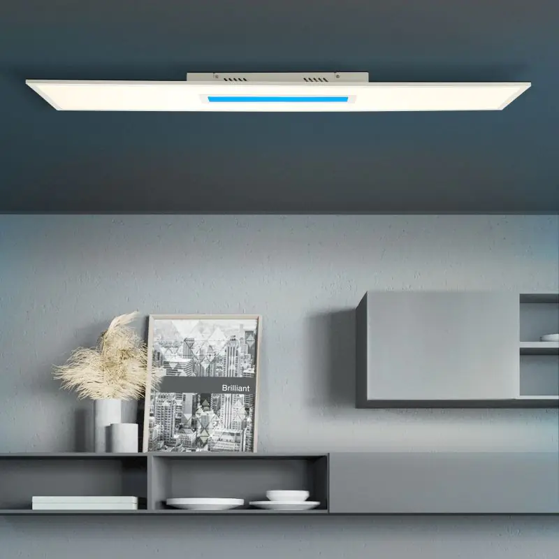 Brilliant LED Deckenleuchte Odella 80 x 40 cm 37 W, weiß, RGBW