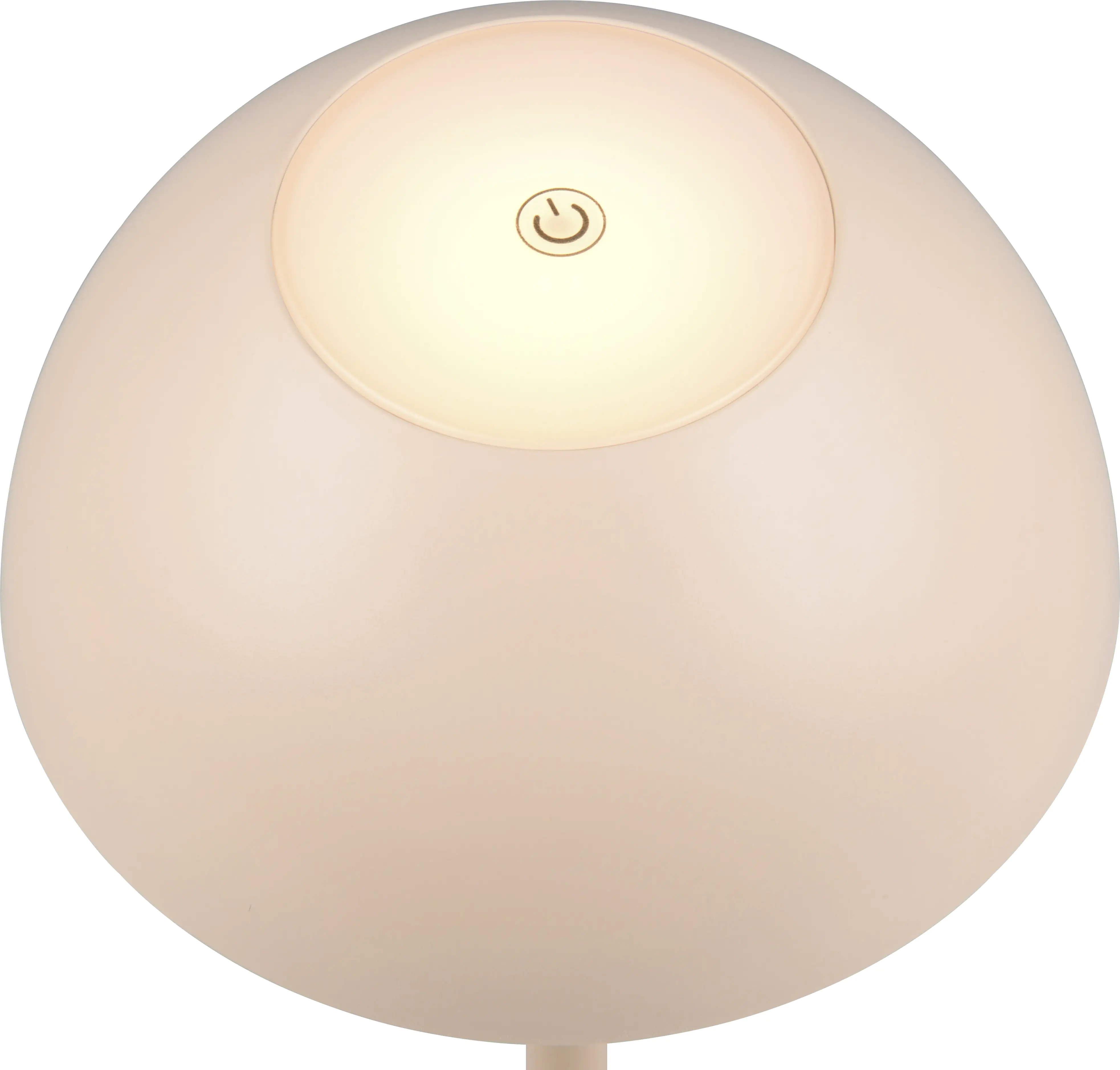 Reality Leuchten LED Akku-Tischleuchte Ricardo sand 30 cm warmweiß